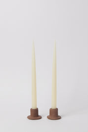 Hand Dipped Ivory Taper Candle