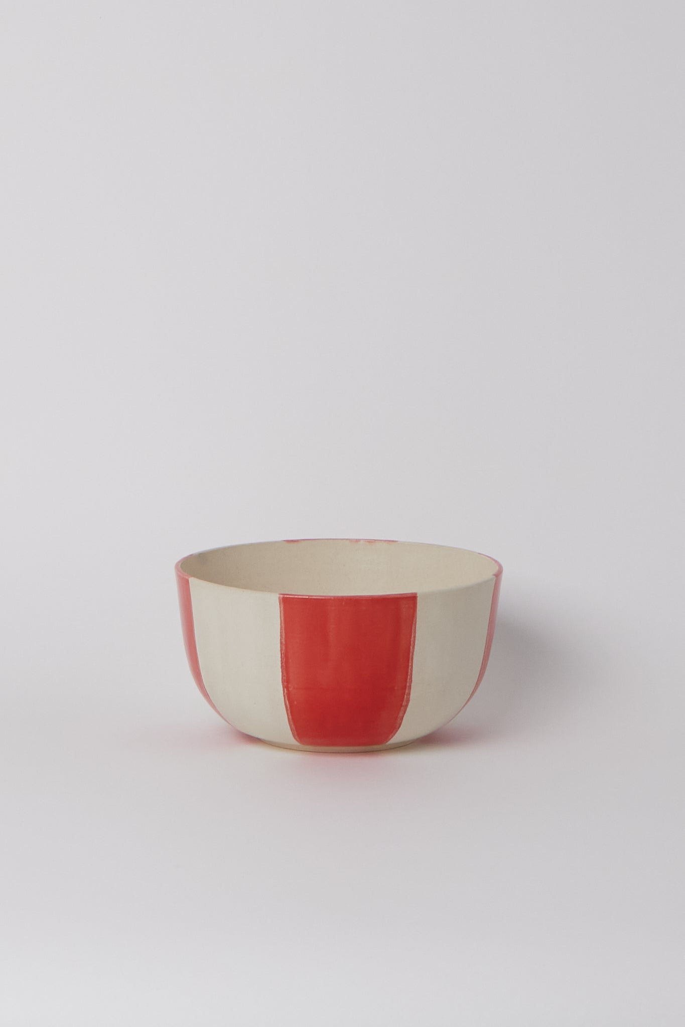 Danielle Yukari Striped Round Bowl, curated by Shop Sommer in San Francisco.