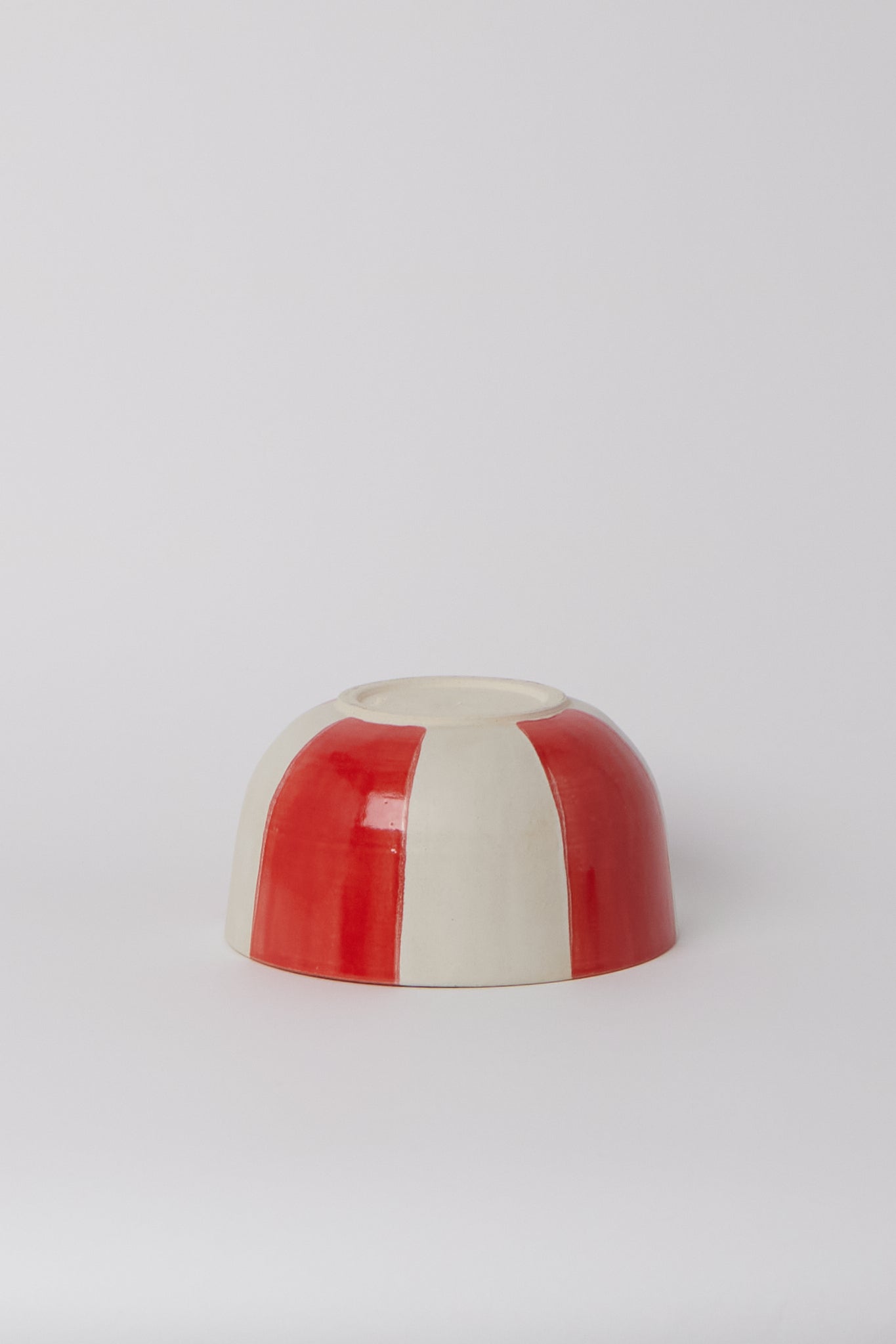 Danielle Yukari Striped Round Bowl, curated by Shop Sommer in San Francisco.