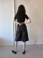 Deiji Studios Long Lounger in Black Stripe, curated by Shop Sommer in San Francisco.