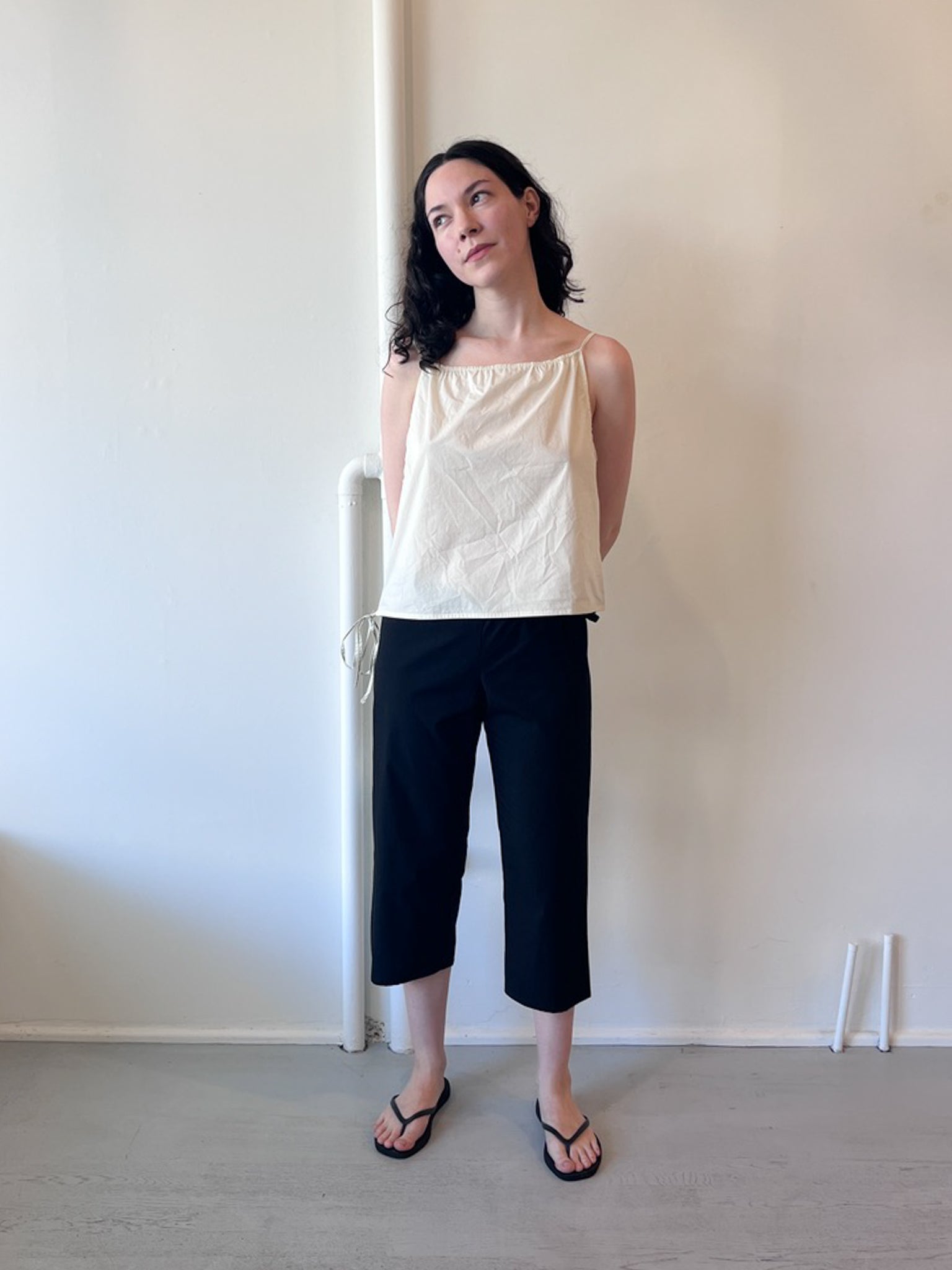 Deiji Studios Simple Top in Butter White, curated by Shop Sommer in San Francisco.
