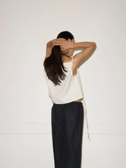 Deiji Studios Simple Top in Butter White, curated by Shop Sommer in San Francisco.