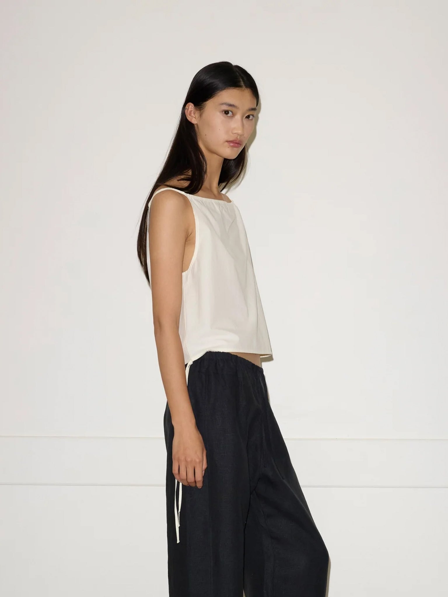 Deiji Studios Simple Top in Butter White, curated by Shop Sommer in San Francisco.