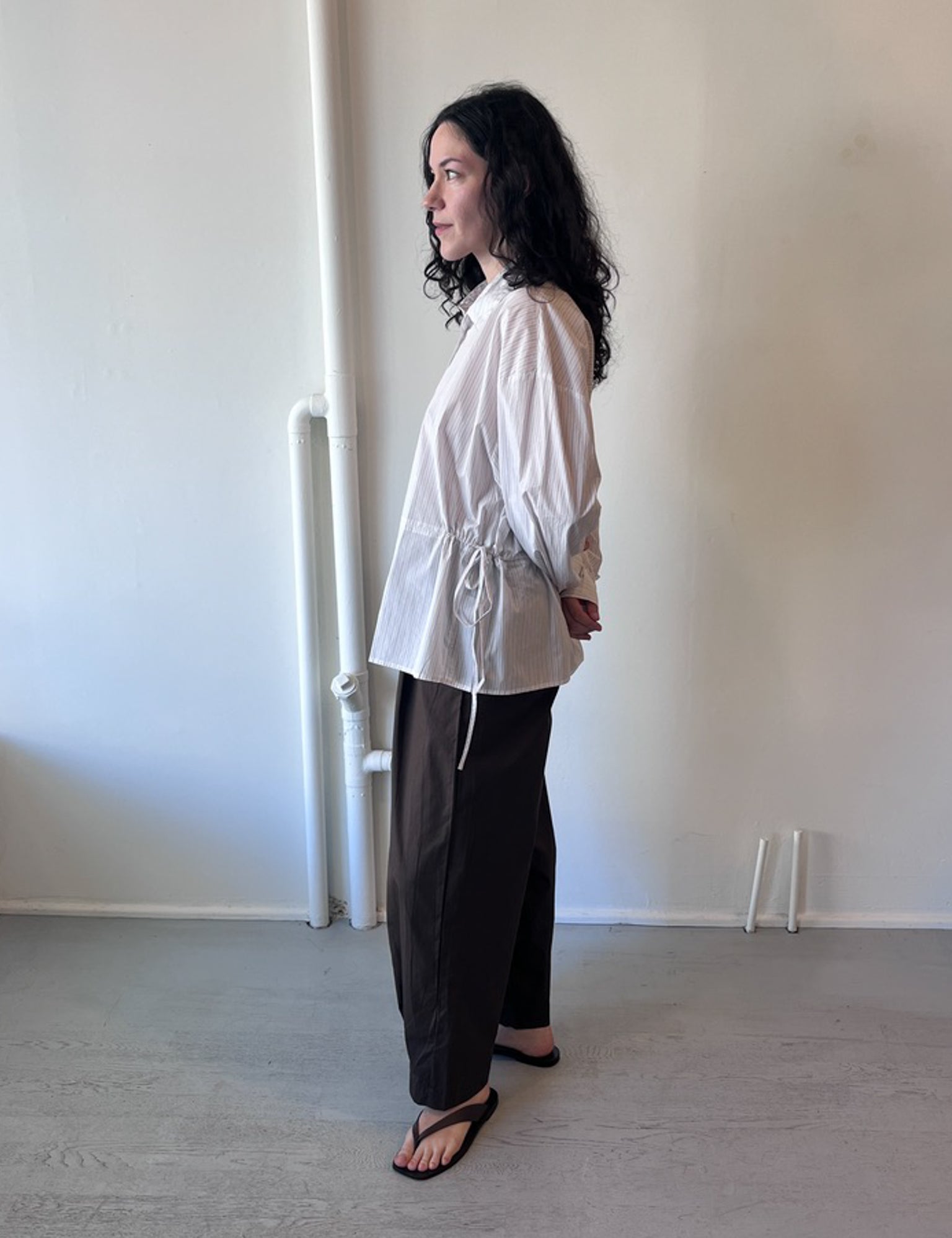 Deiji Studios Turn Pant in Cocoa, curated by Shop Sommer in San Francisco.