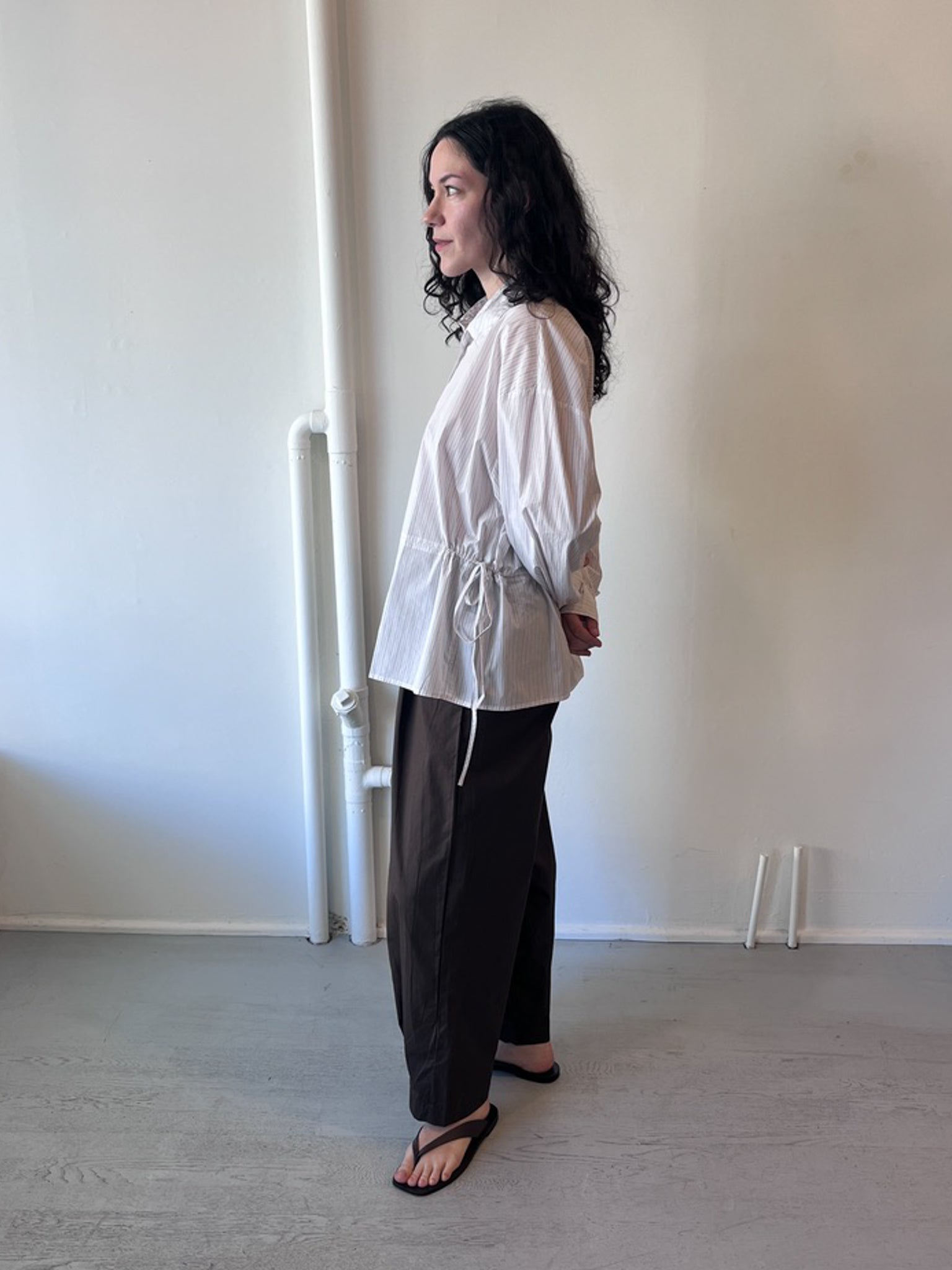 Deiji Studios Turn Pant in Cocoa, curated by Shop Sommer in San Francisco.