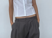 Deiji Studios Two Layer Pants Charcoal