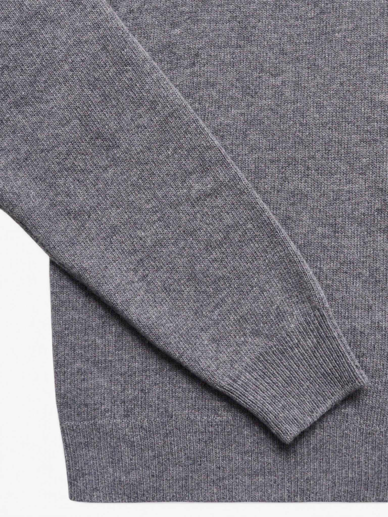 Drew O-Neck in Stone Mélange