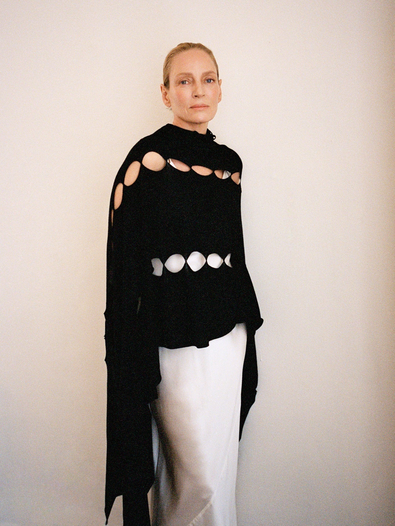 Emily Dawn Long River Shawl Black, curated by Shop Sommer in San Francisco.