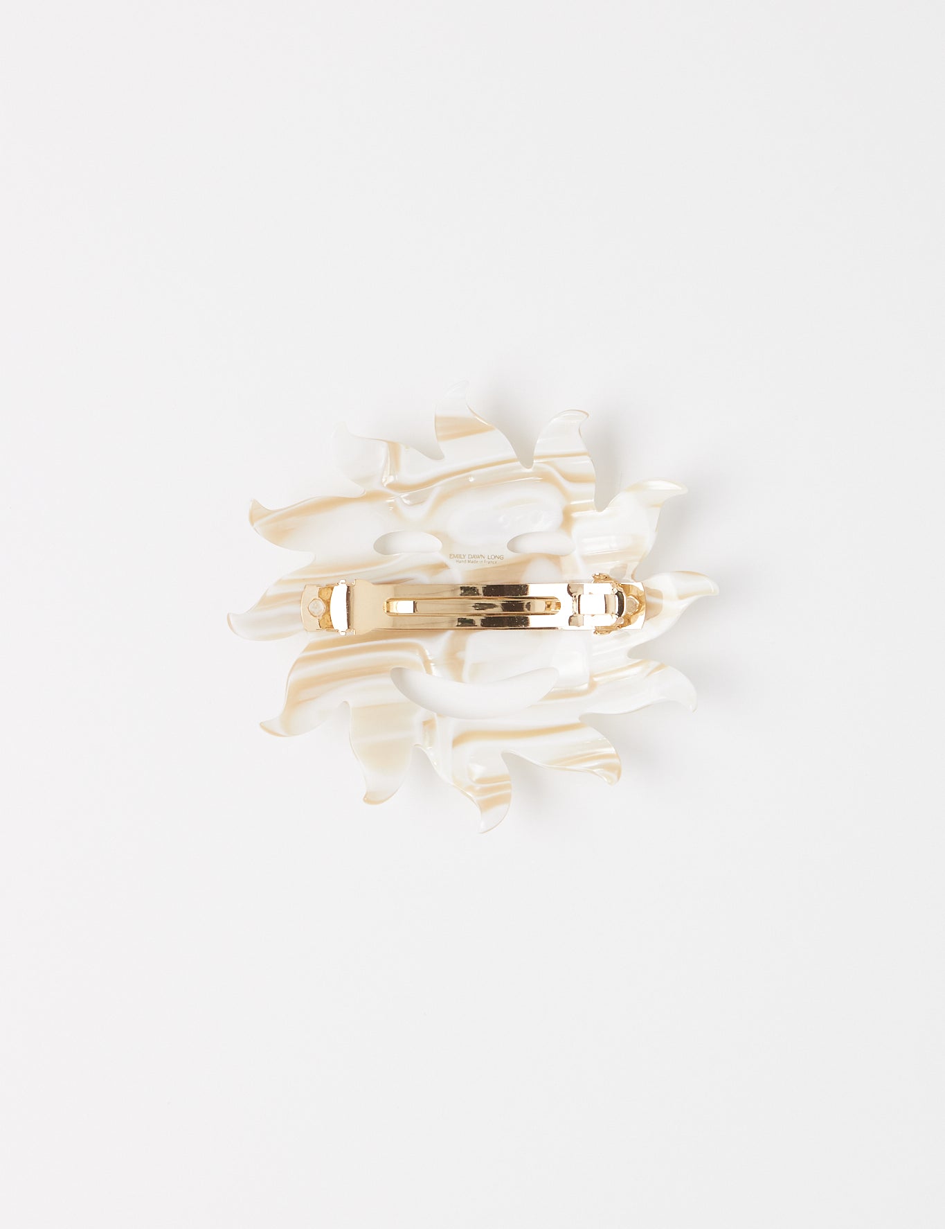 Emily Dawn Long Smize Hair Barrette Ecru, curated by Shop Sommer in San Francisco.