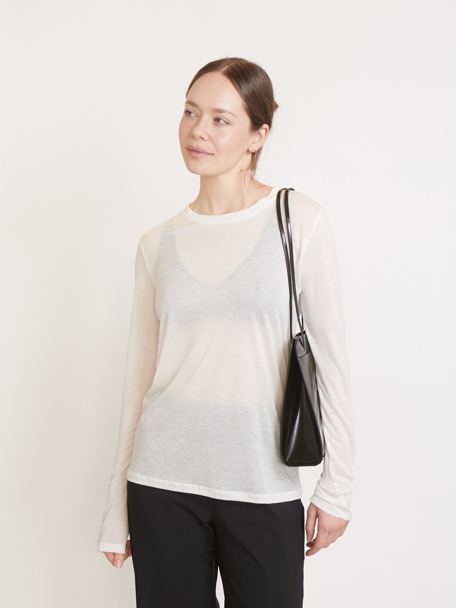 FANE Lisse Bag Noir Spazzolato, curated by Shop Sommer in San Francisco.