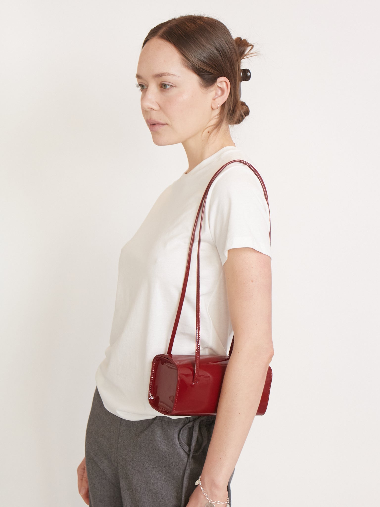 FANE Mie Bag Lipstick Patent, curated by Shop Sommer in San Francisco.