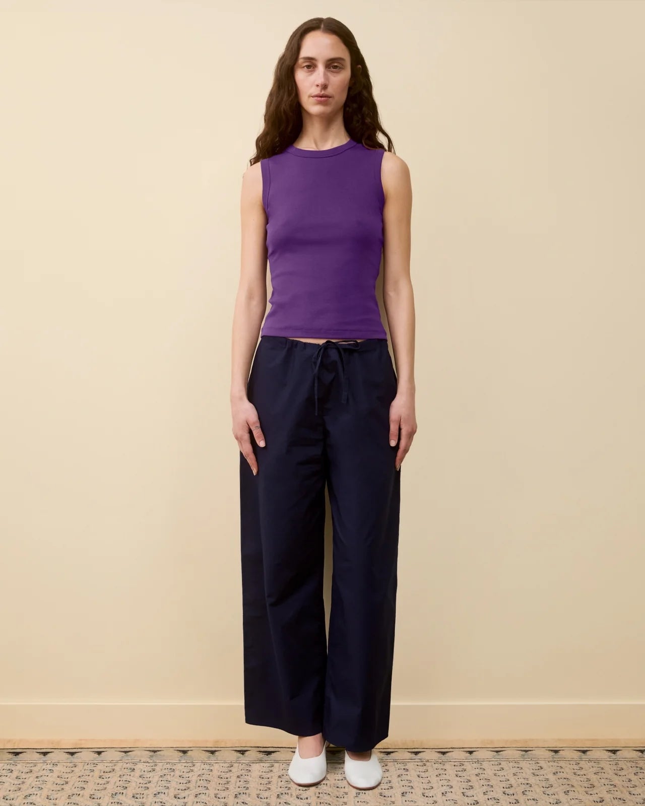 Josephine Lengthened Trousers Navy