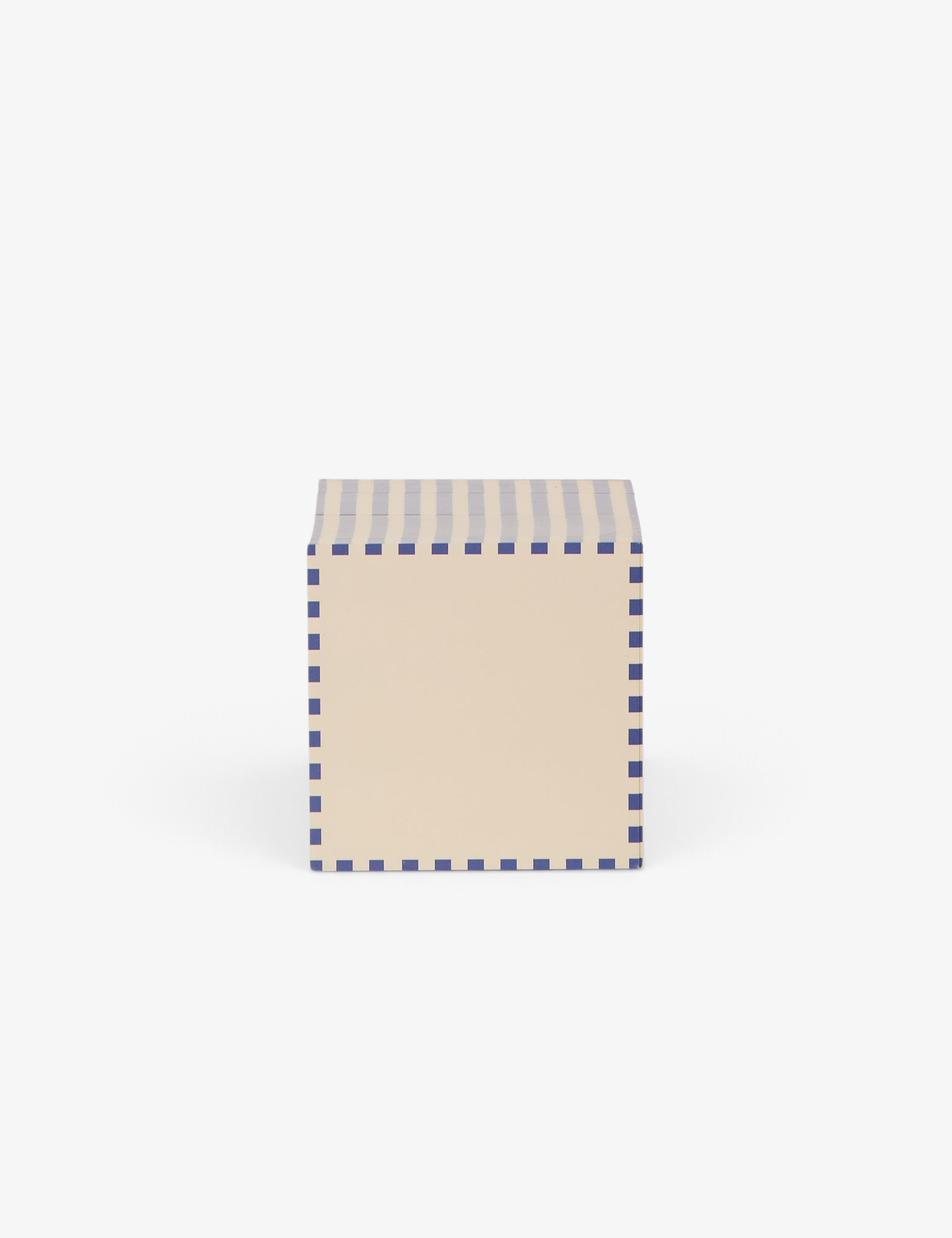 3.5" Dash Stripe Block Blue and Yellow Flores Paper, curated by Shop Sommer in San Francisco.