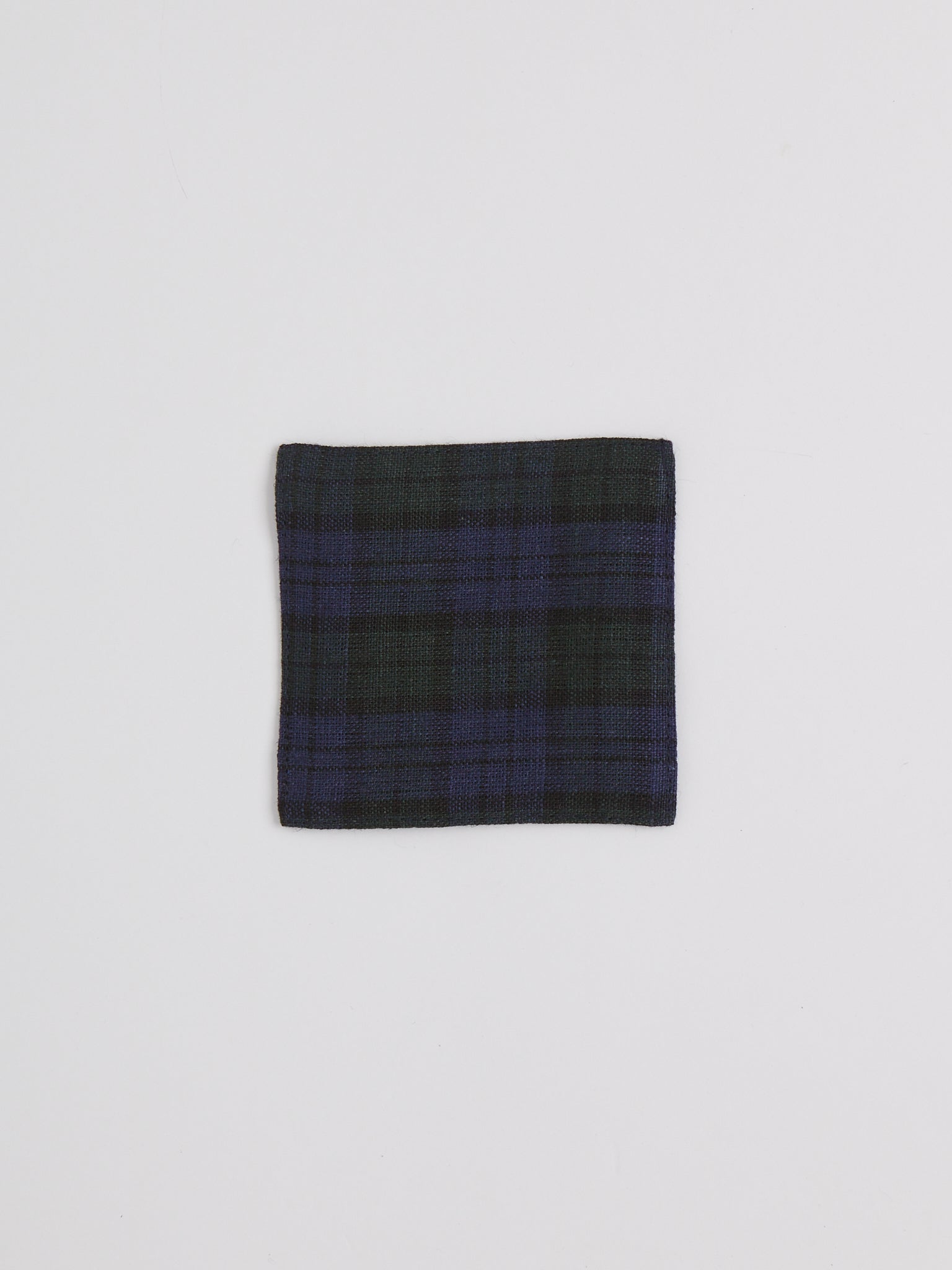 Fog Linen Linen Coaster Plaid, curated by Shop Sommer