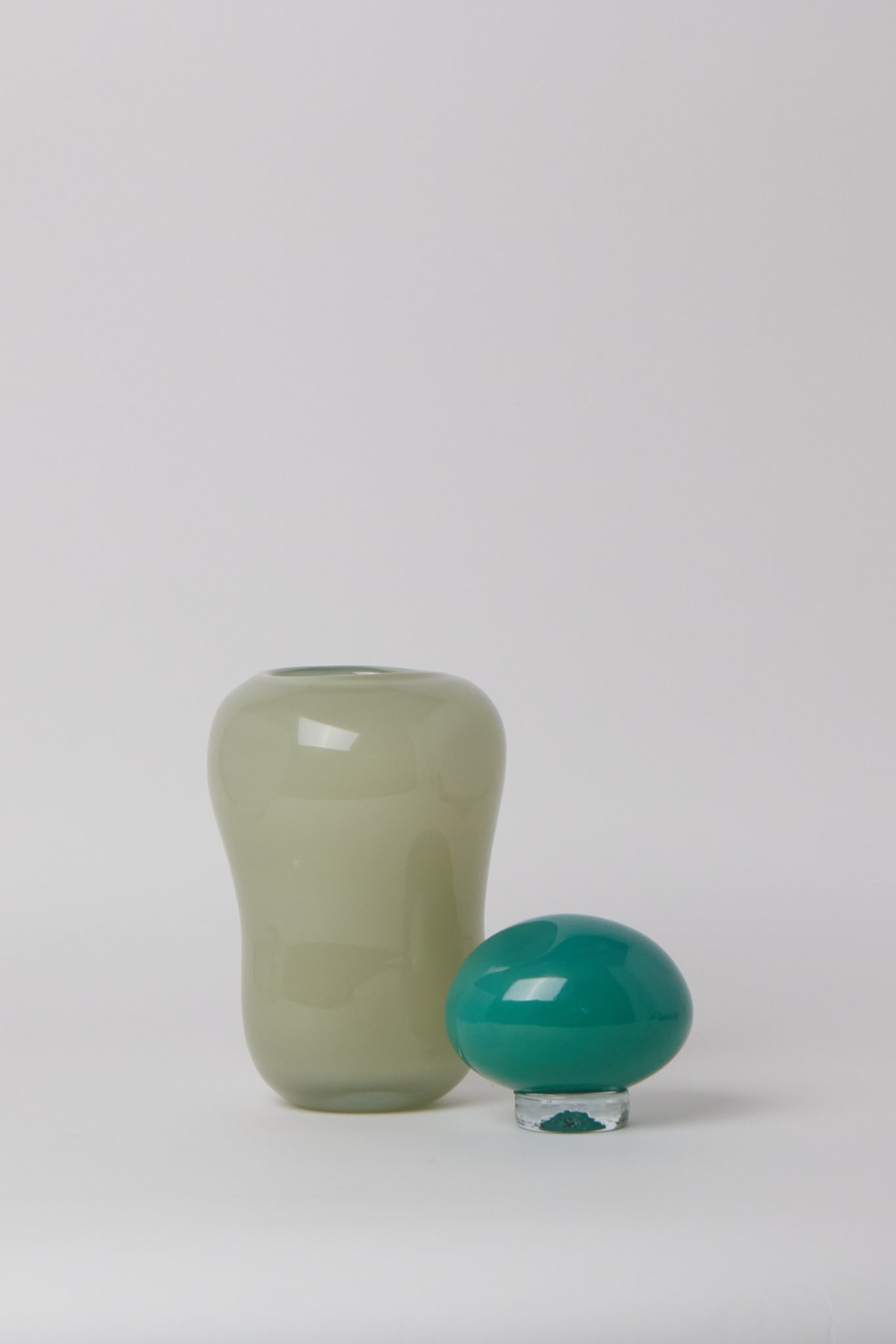 Helle Mardahl Bon Bon Medi Vessel in Spearmint & Champagne, curated by Shop Sommer in San Francisco.