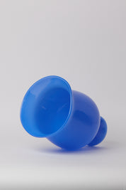 Helle Mardahl The Medi Glass Vase in Blue Lollipop, curated by Shop Sommer in San Francisco.