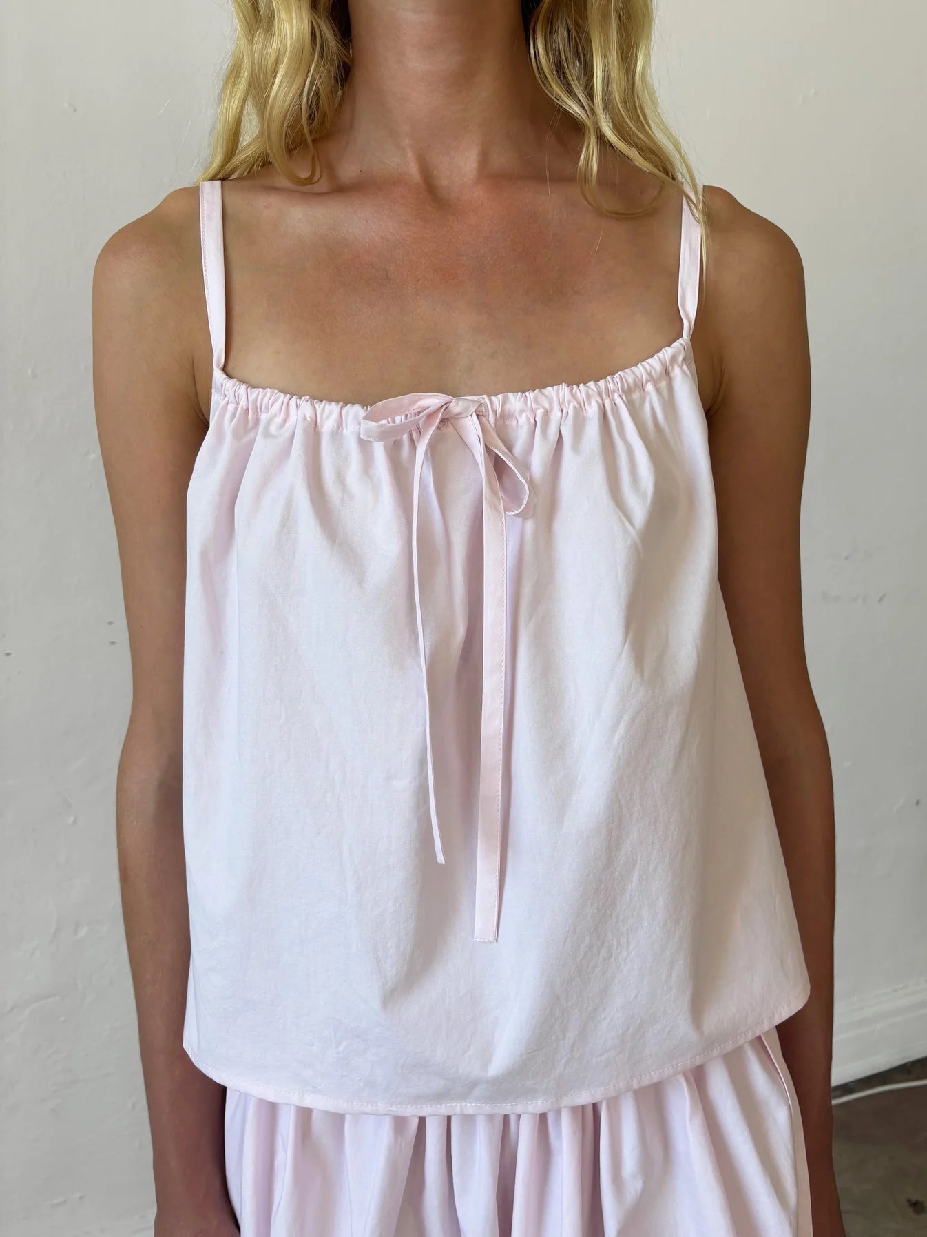 Brooke Callahan Bow Top in Blush, curated by Shop Sommer in San Francisco.