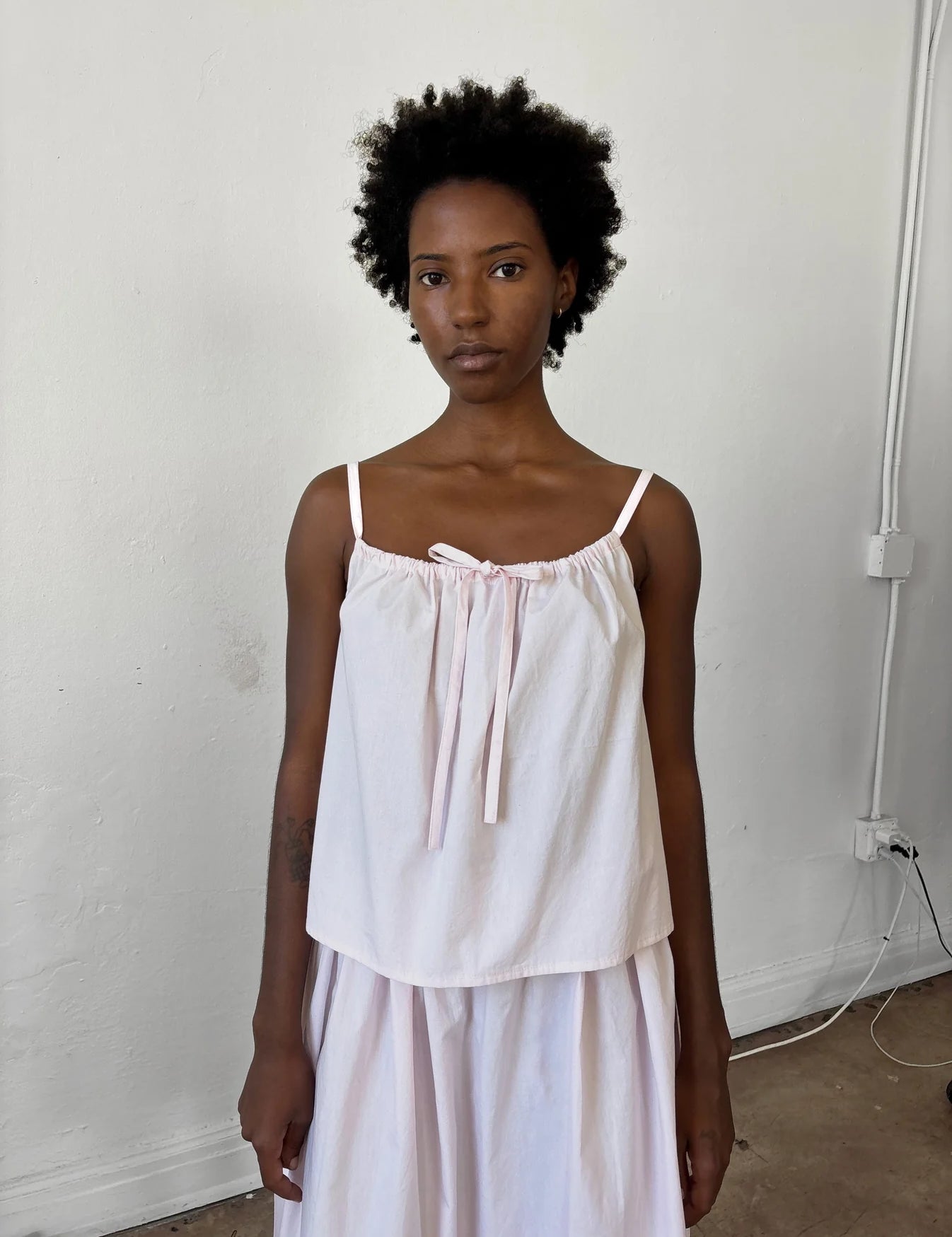 Brooke Callahan Bow Top in Blush, curated by Shop Sommer in San Francisco.