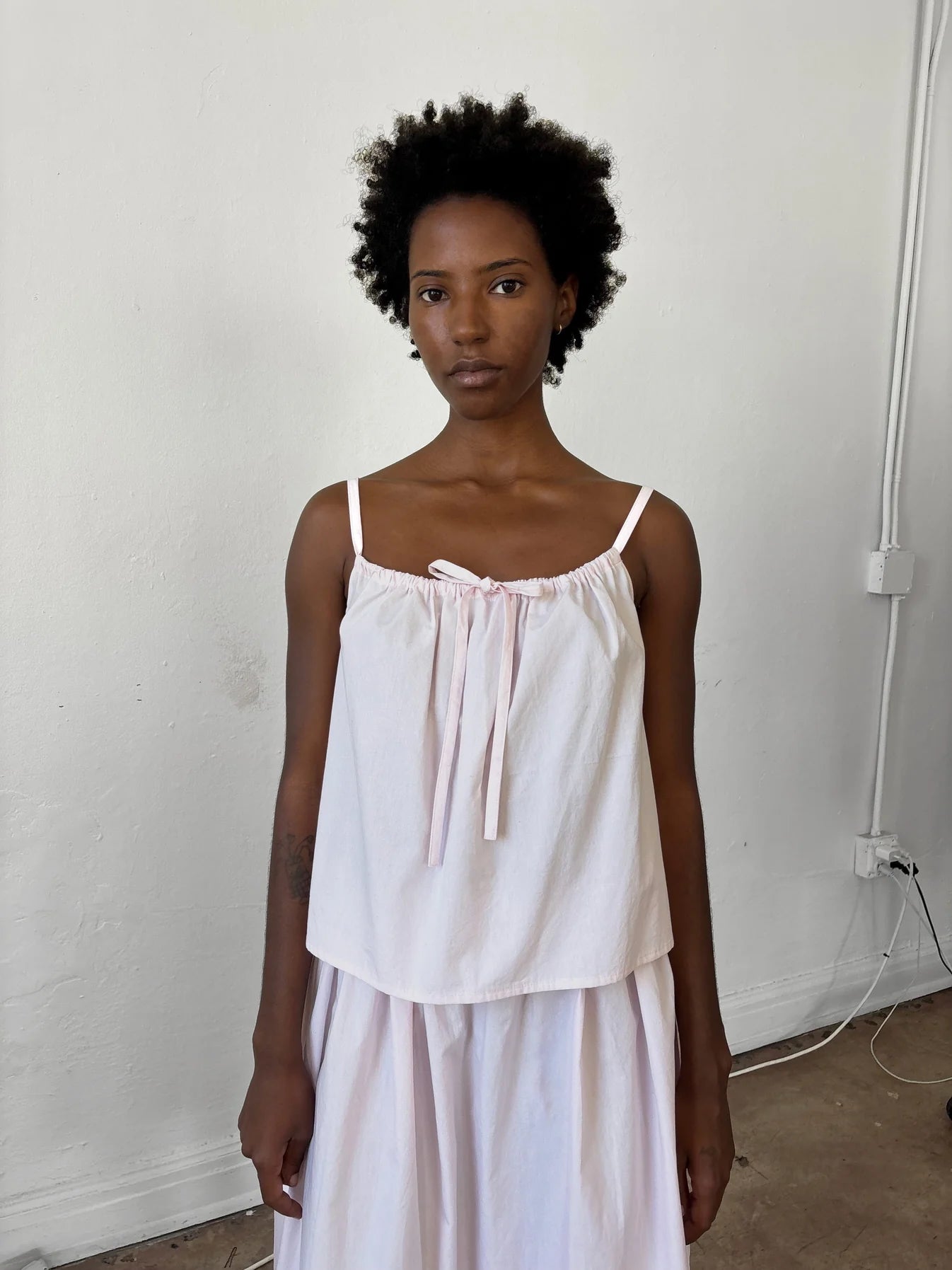 Brooke Callahan Bow Top in Blush, curated by Shop Sommer in San Francisco.