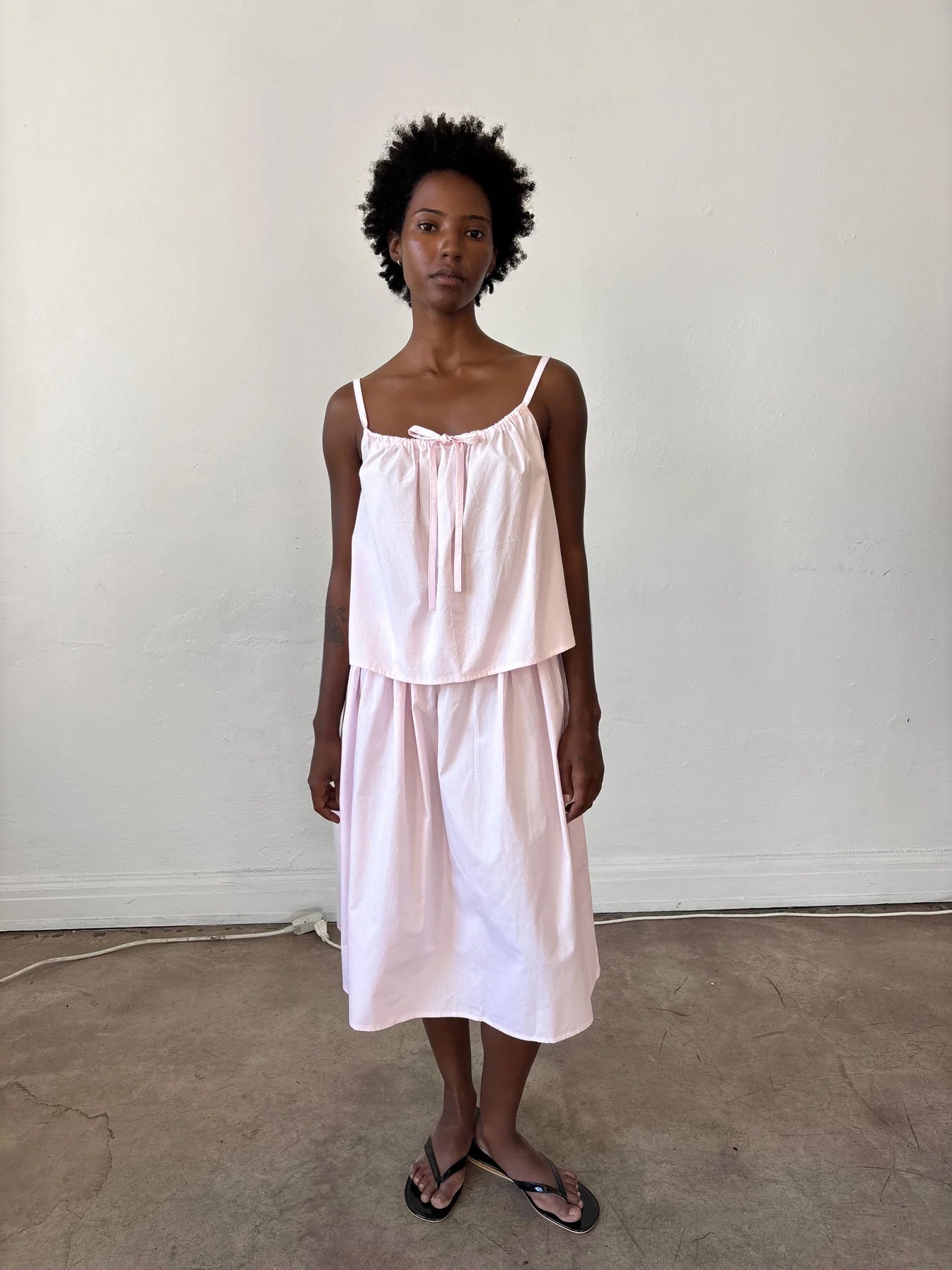 Brooke Callahan Bow Top in Blush, curated by Shop Sommer in San Francisco.