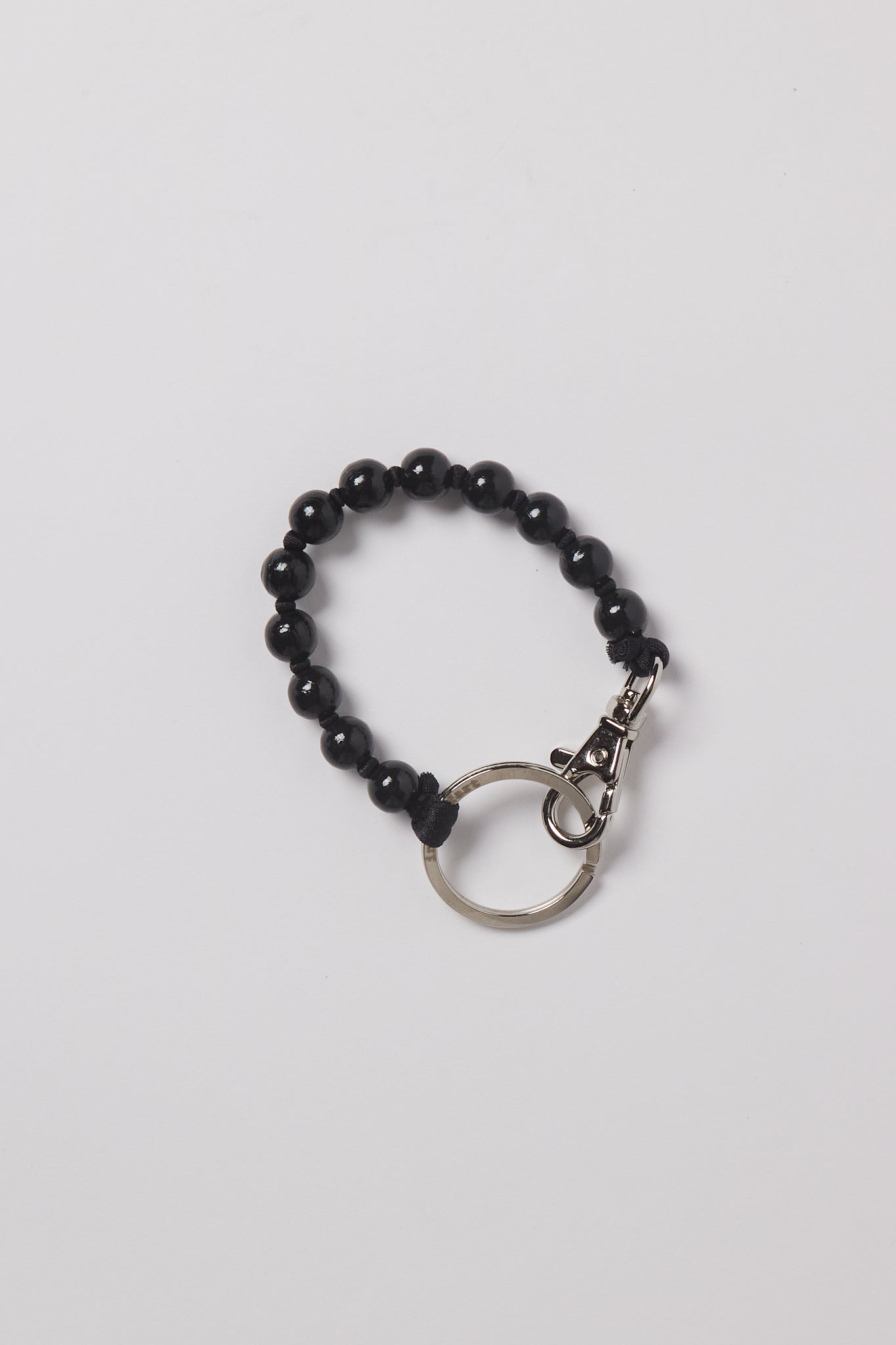 Ina Seifart Perlen Keychain in Black