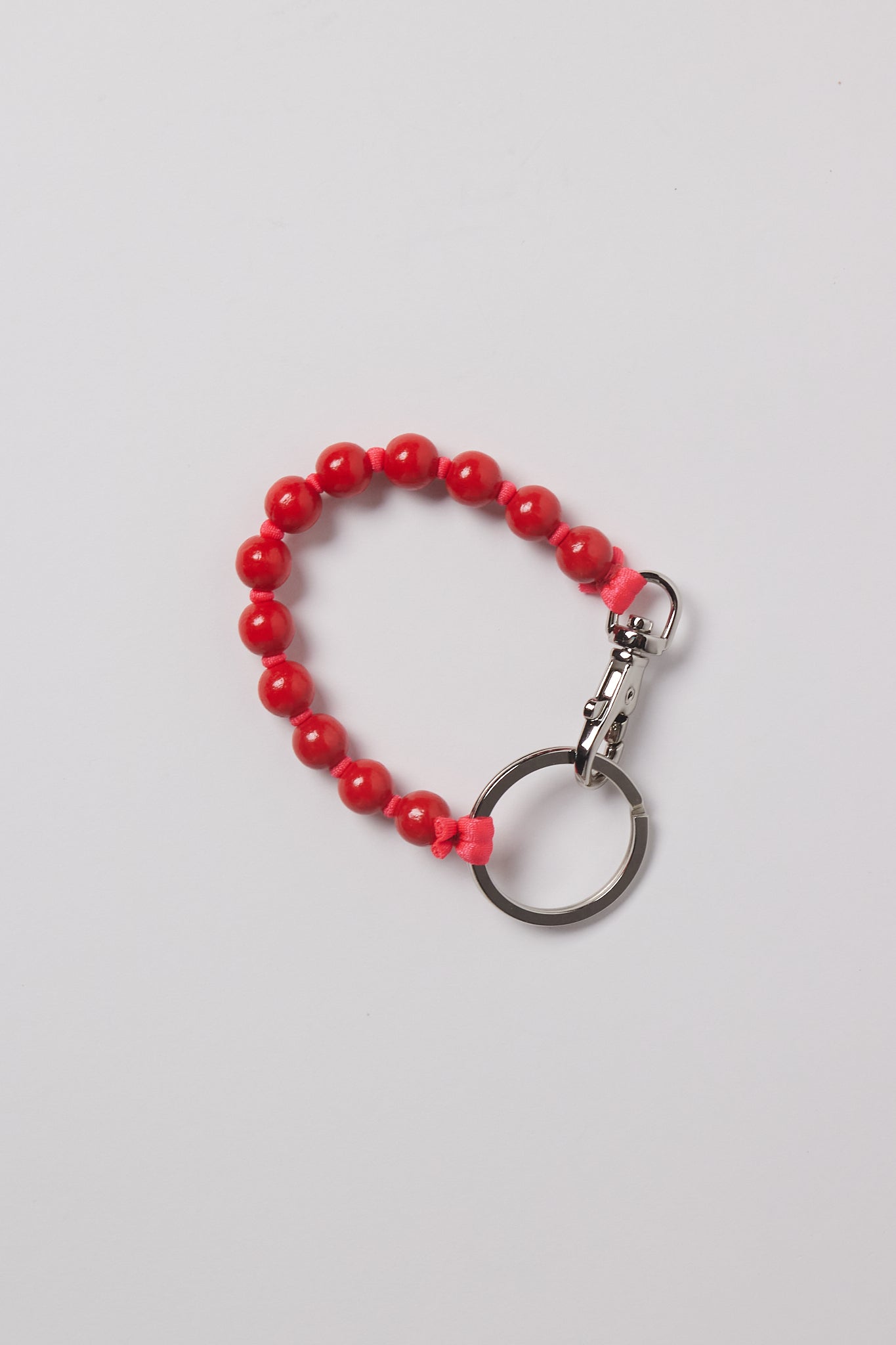 Ina Seifart Perlen Keychain in Red