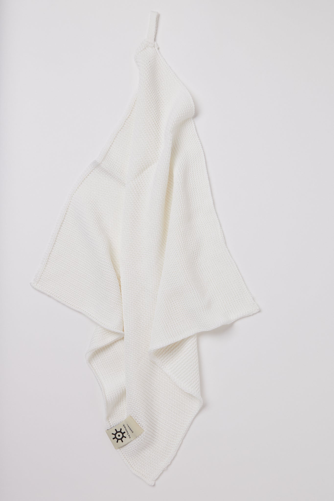 Iris Hantverk Knitted Hand Towel, curated by Shop Sommer in San Francisco.