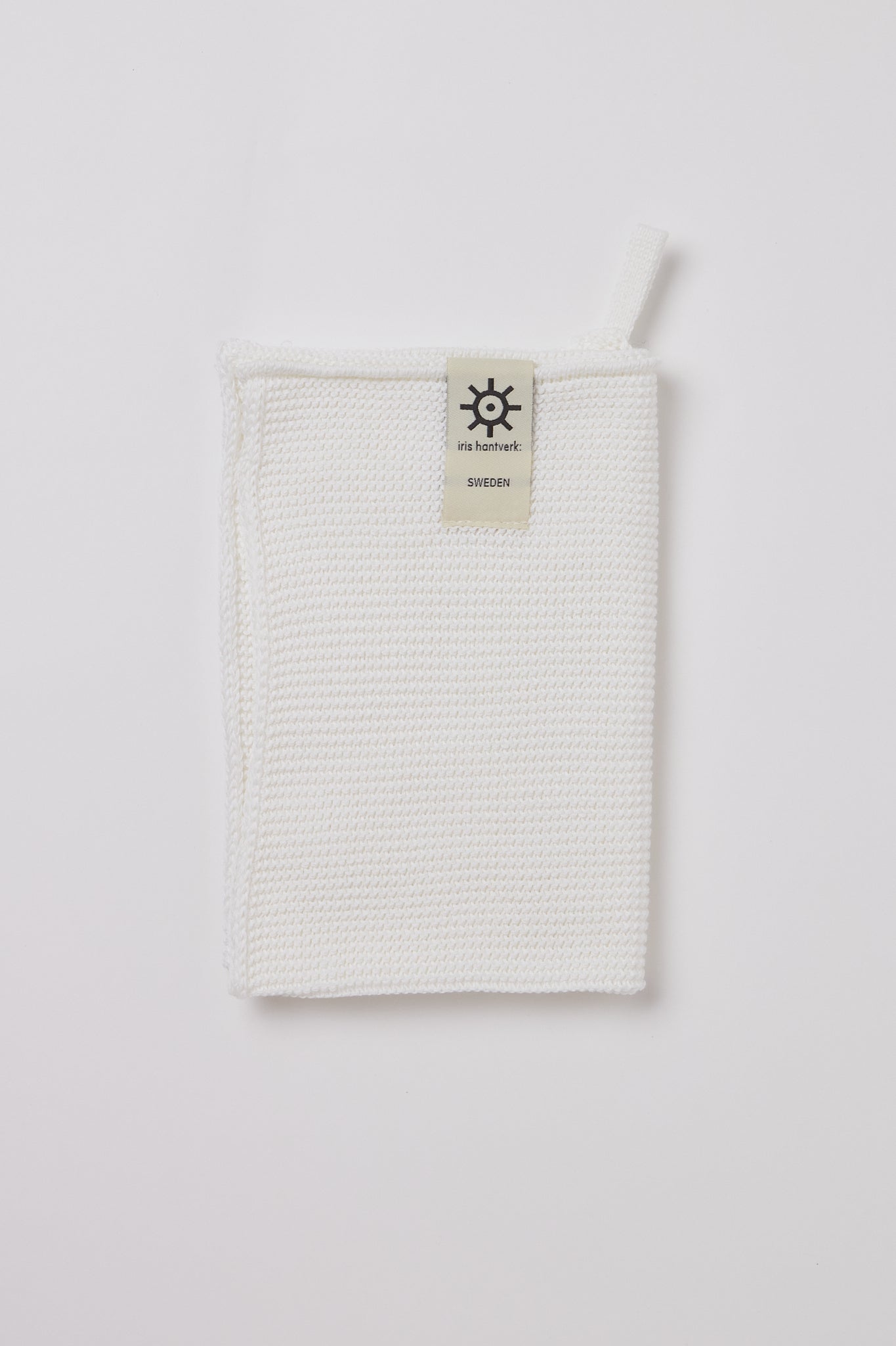 Iris Hantverk Knitted Organic Cotton Hand Towel - Thumbnail 2