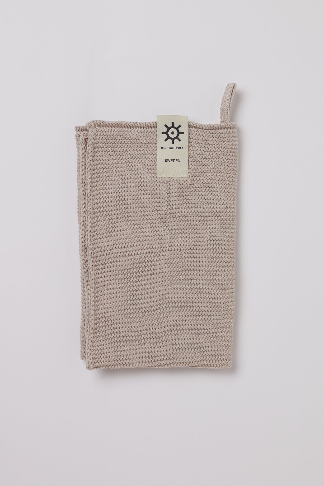 Iris Hantverk Knitted Hand Towel, curated by Shop Sommer in San Francisco.