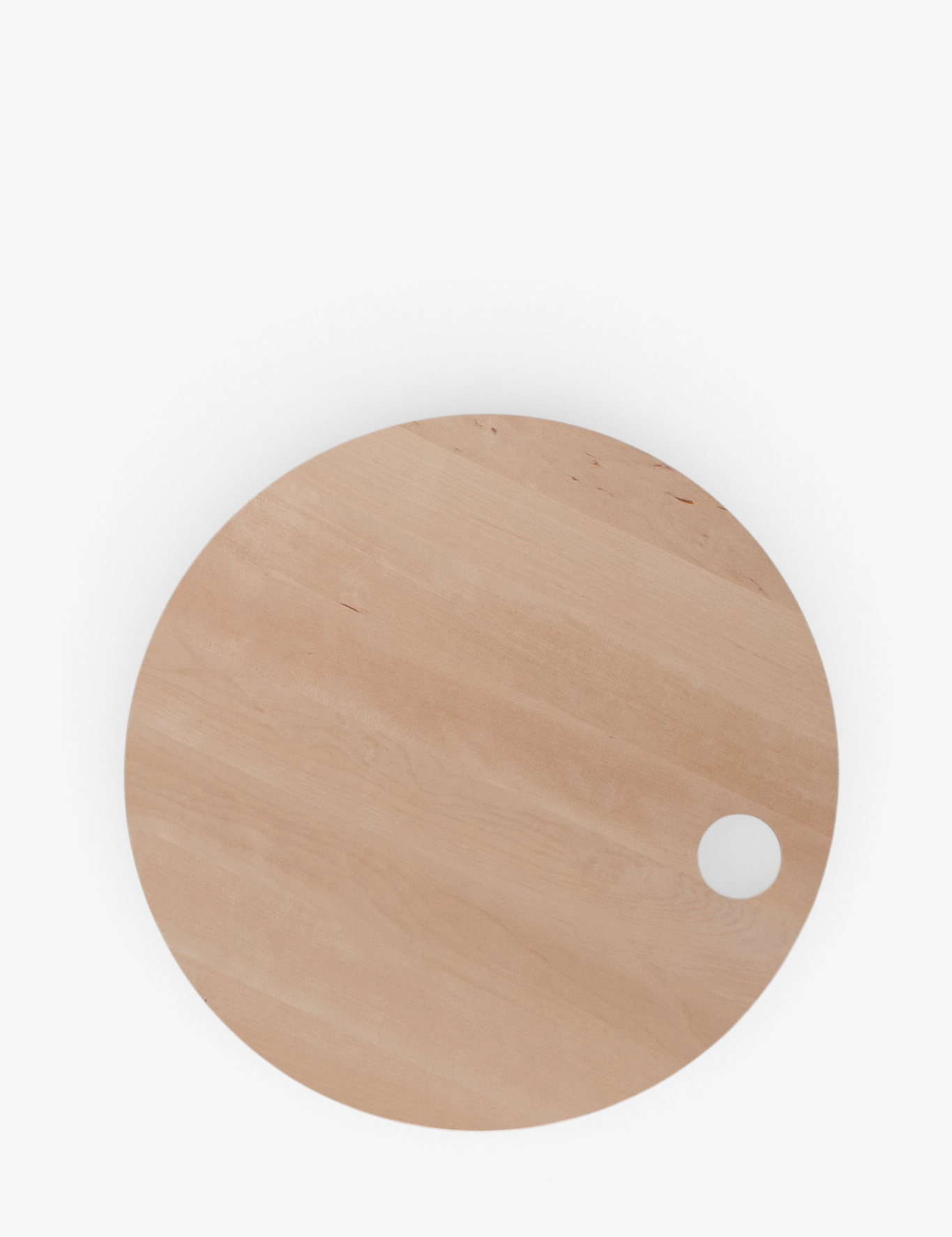 Iris Hantverk Round Birch Cutting Board, curated by Shop Sommer in San Francisco
