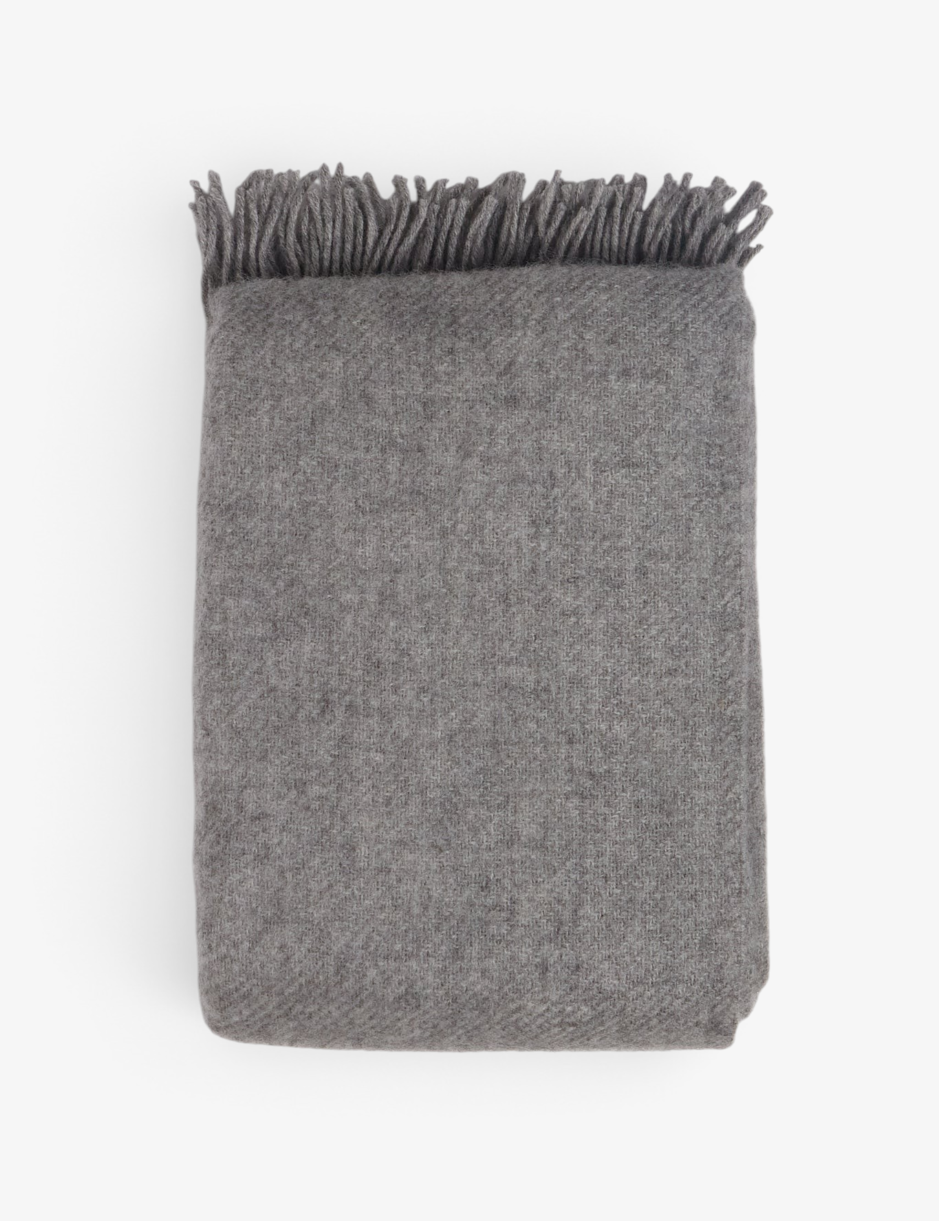 Klippan Gotland Wool Throw Blanket in Light Grey, curated by Shop Sommer in San Francisco.