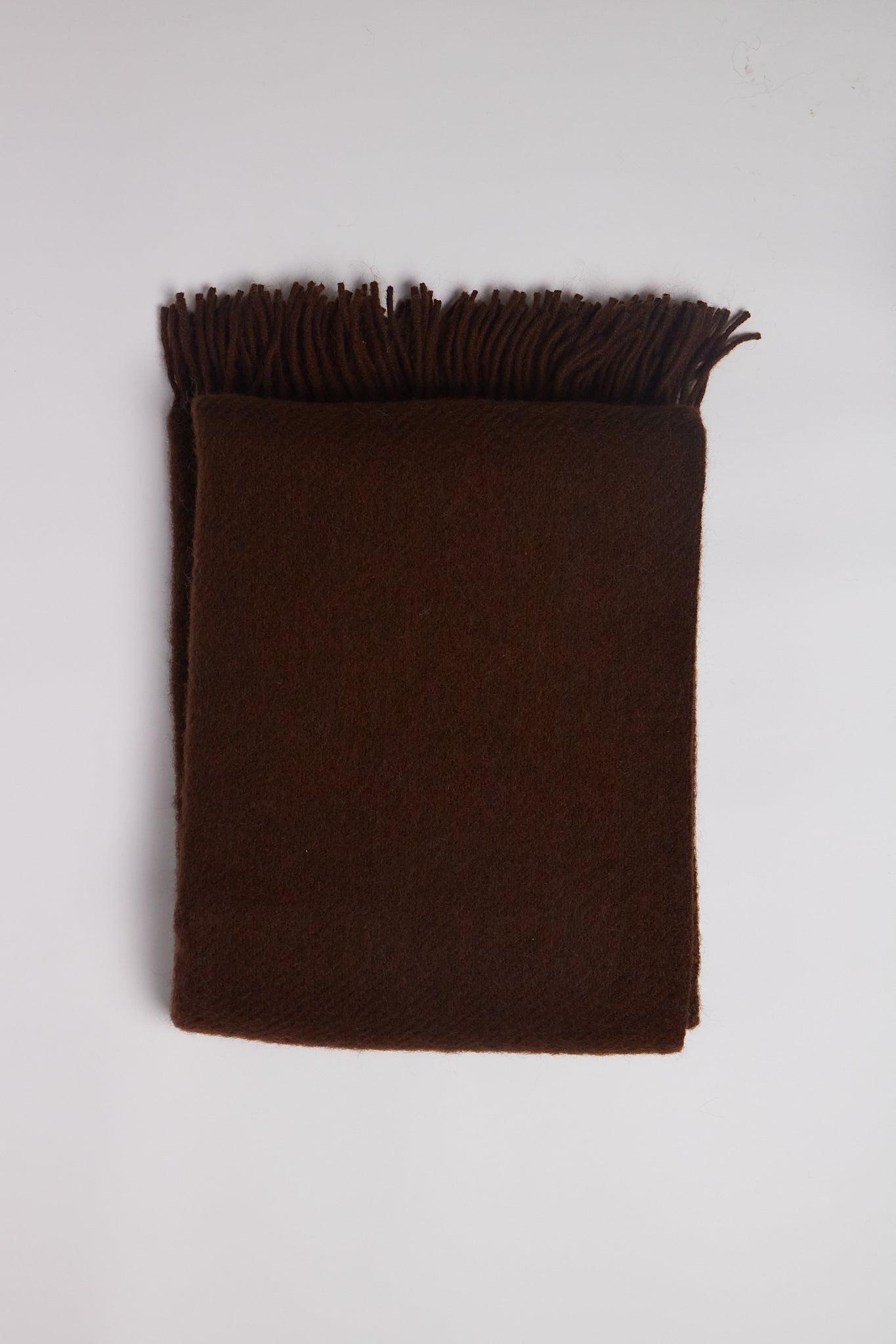 Klippan Gotland Wool Throw Blanket in Brown, curated by Shop Sommer in San Francisco.