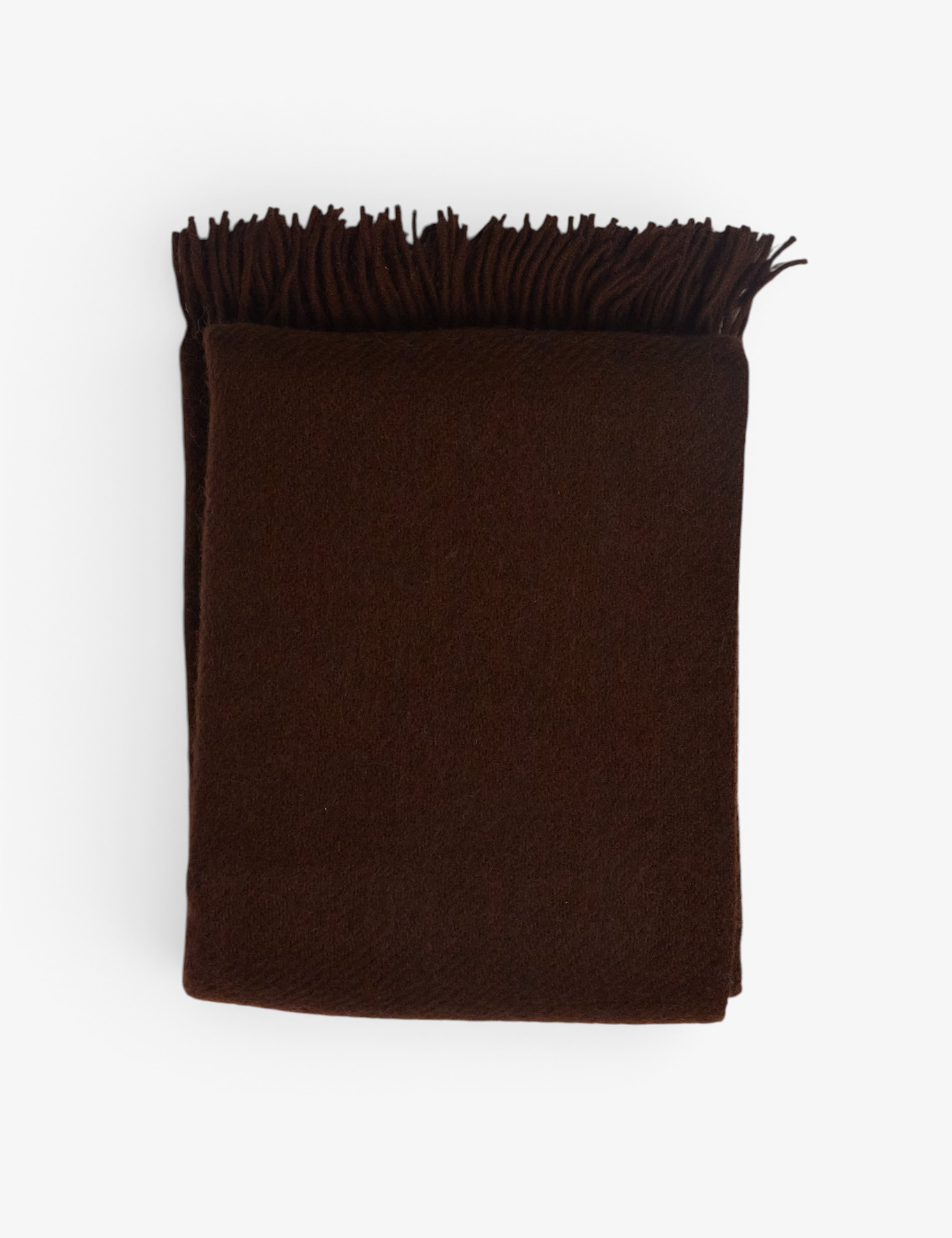 Klippan Gotland Wool Throw Blanket in Brown, curated by Shop Sommer in San Francisco.