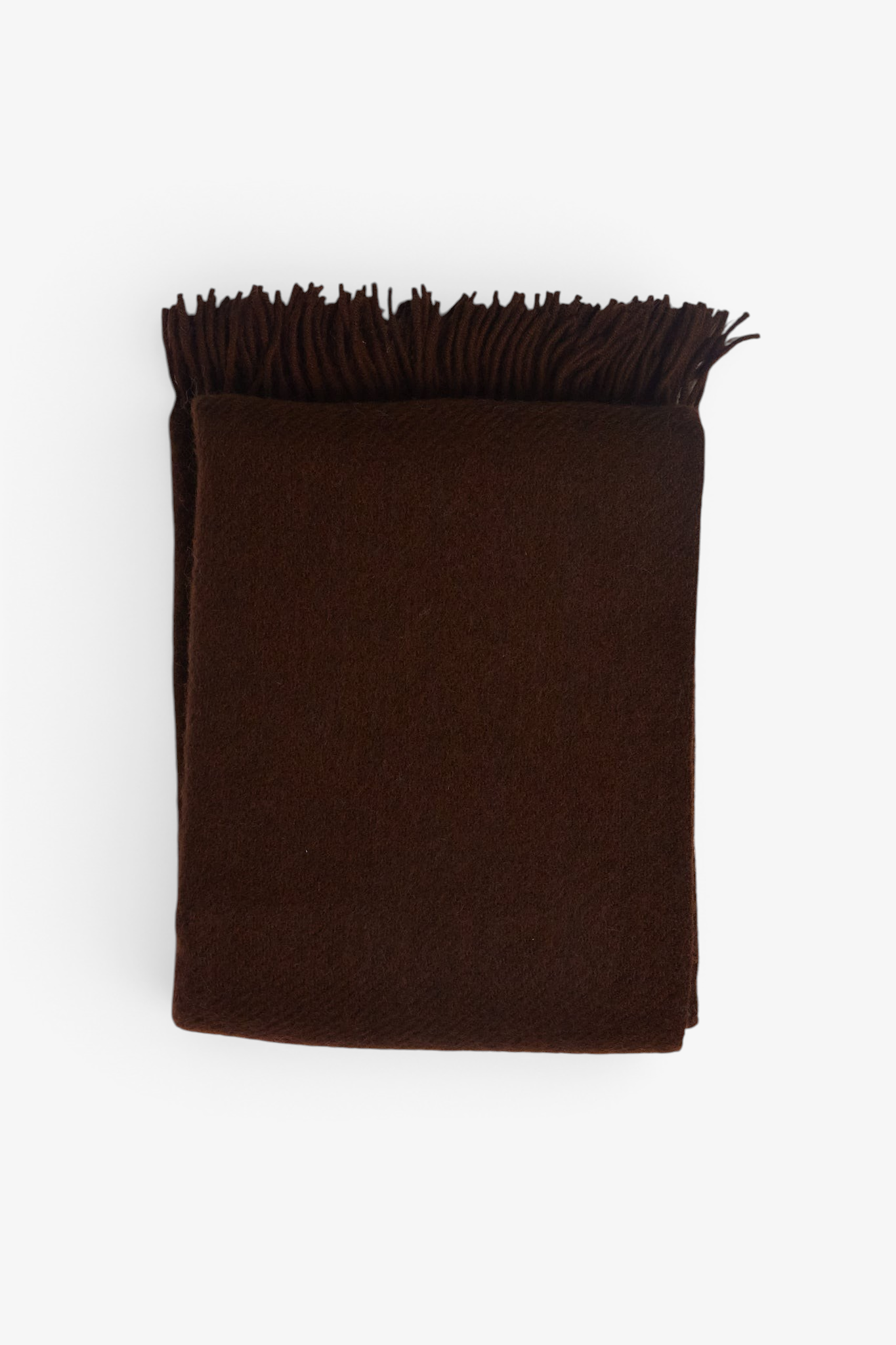 Klippan Gotland Wool Throw Blanket in Brown, curated by Shop Sommer in San Francisco.
