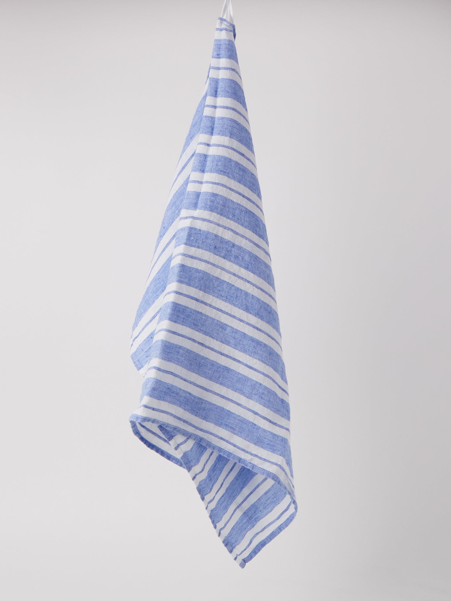 Dish Towel in Large Blue Stripes