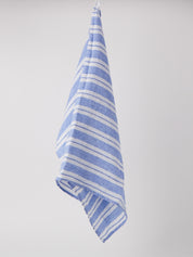 Dish Towel in Large Blue Stripes