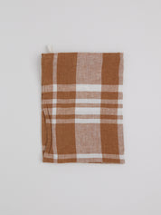 Dish Towel in Caramel Plaid