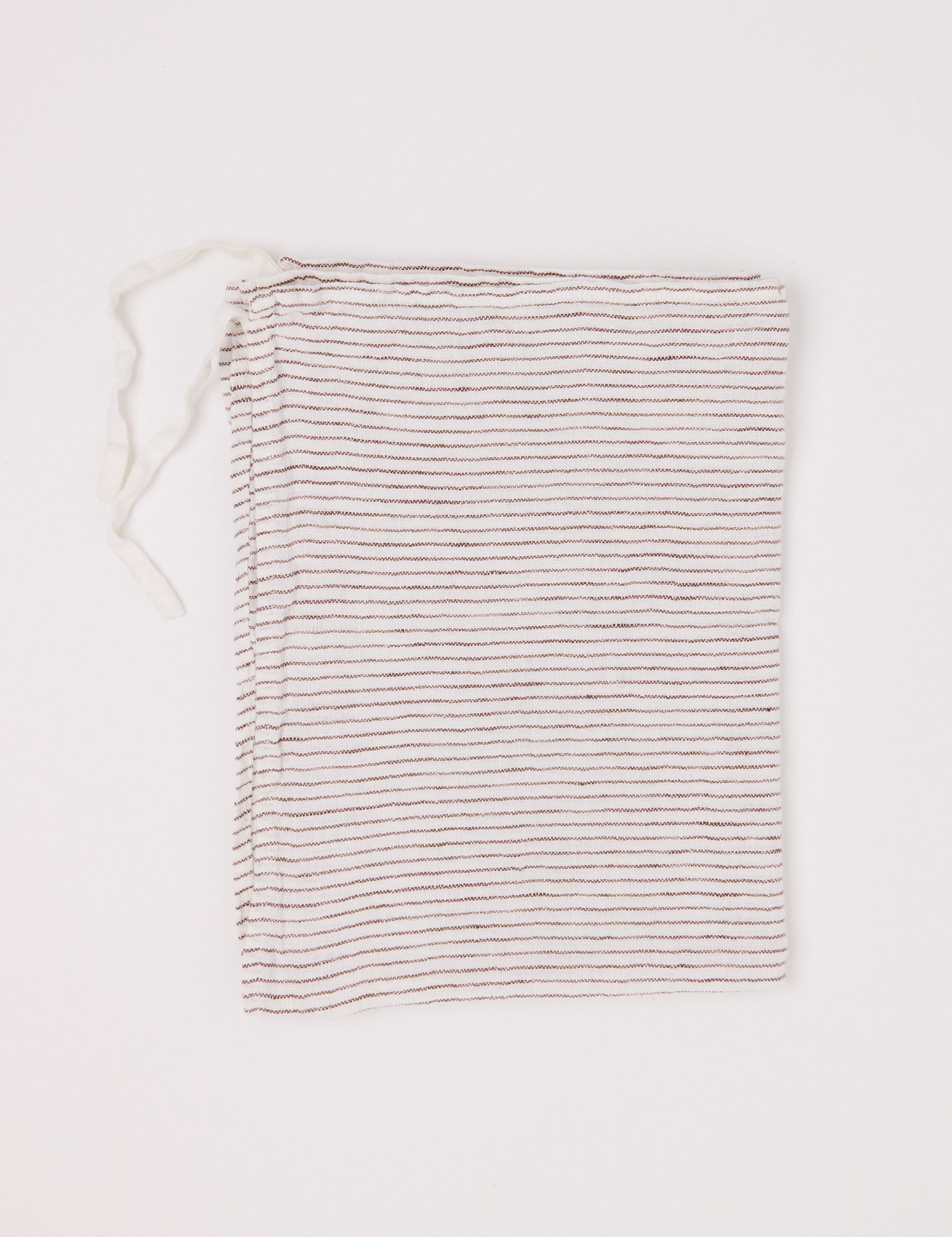 Apron Dish Towel in Chocolate Stripe from Linge Particulier