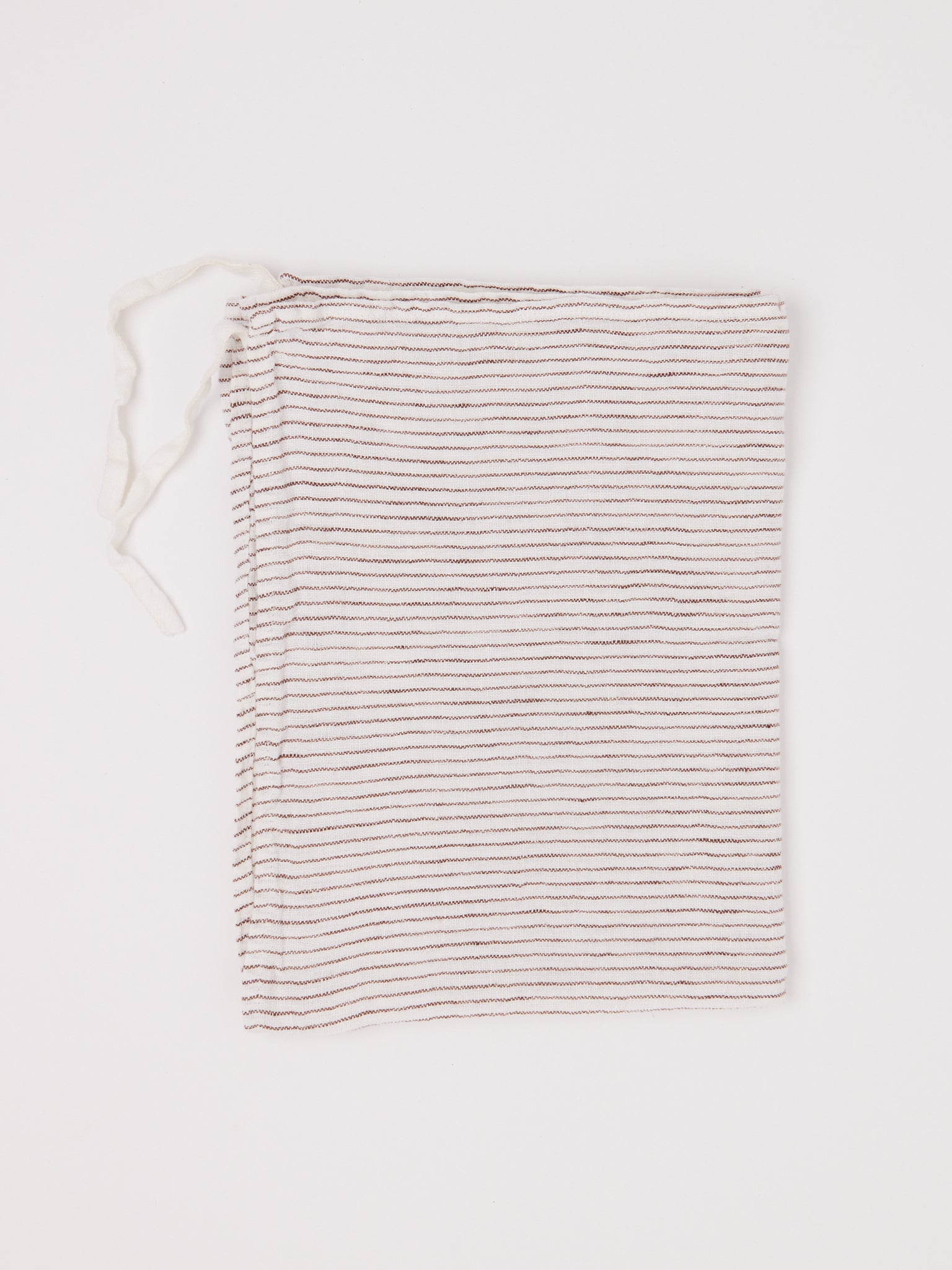 Apron Dish Towel in Chocolate Stripe from Linge Particulier