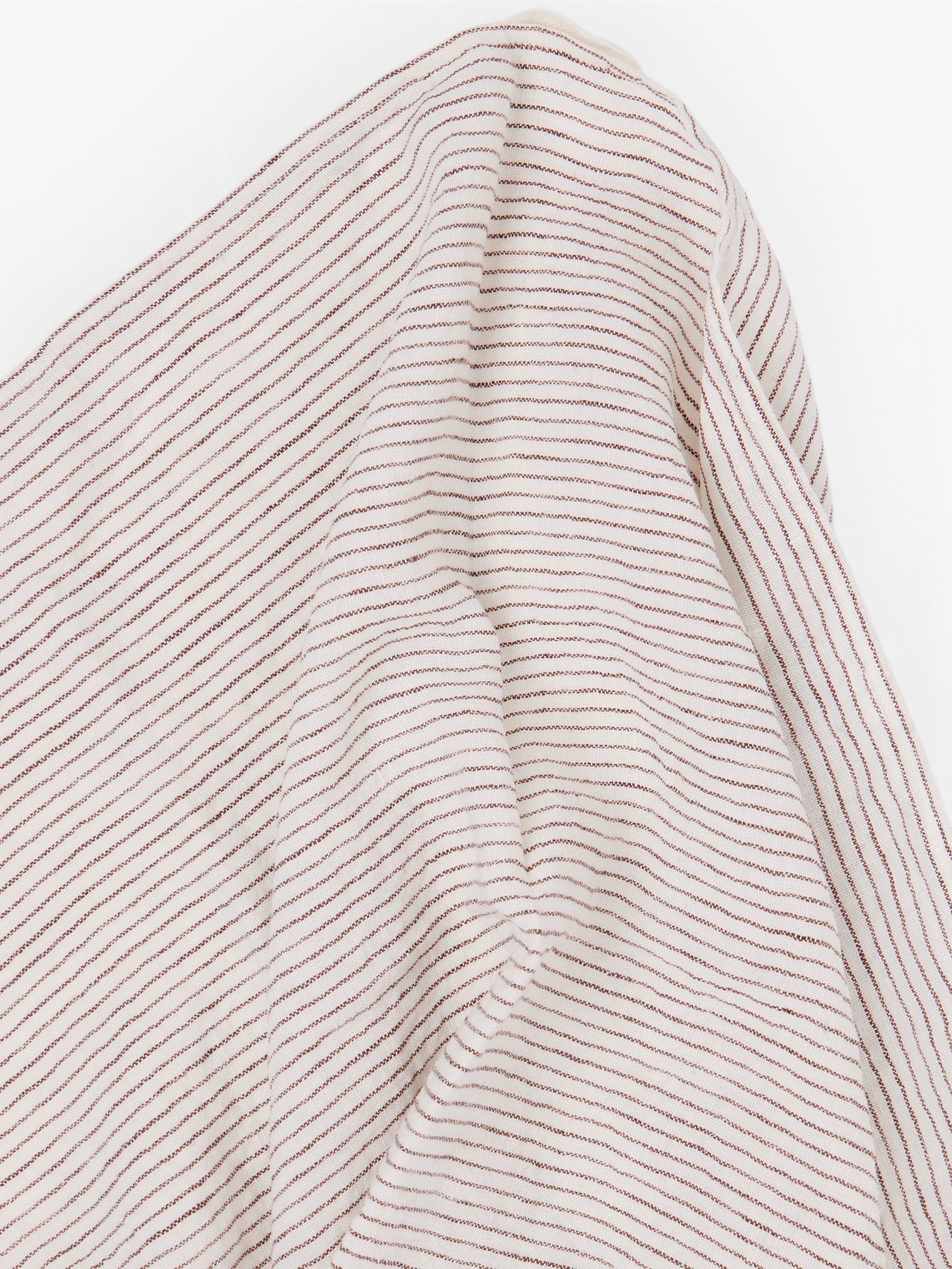 Apron Dish Towel in Chocolate Stripe from Linge Particulier