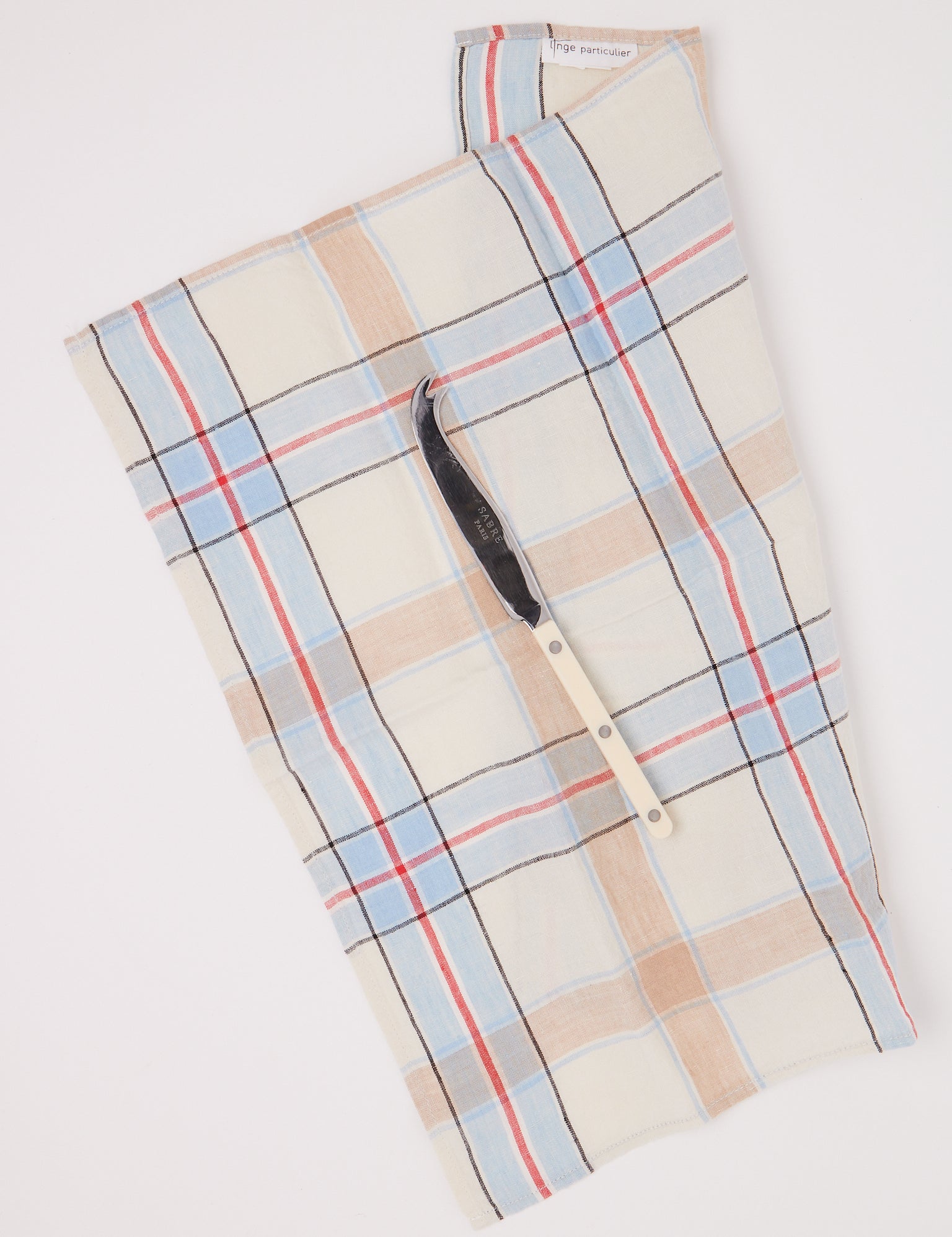 Linge Particulier Summer Plaid Linen Napkin Set
