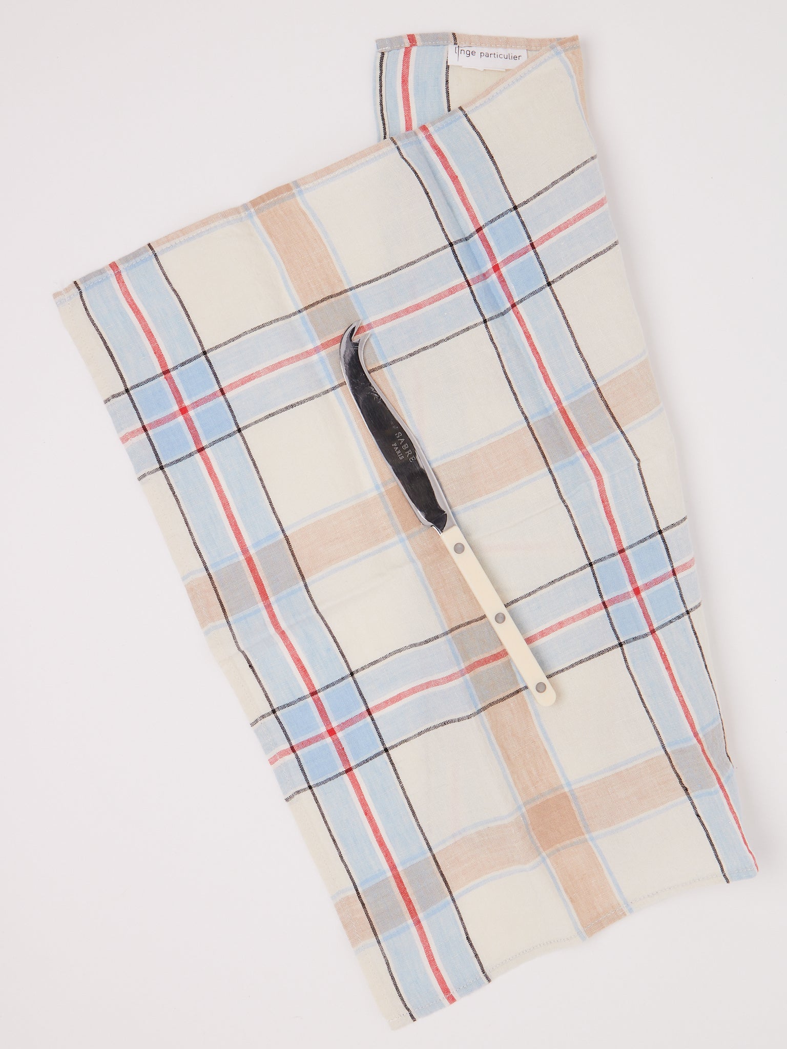 Linge Particulier Summer Plaid Linen Napkin Set