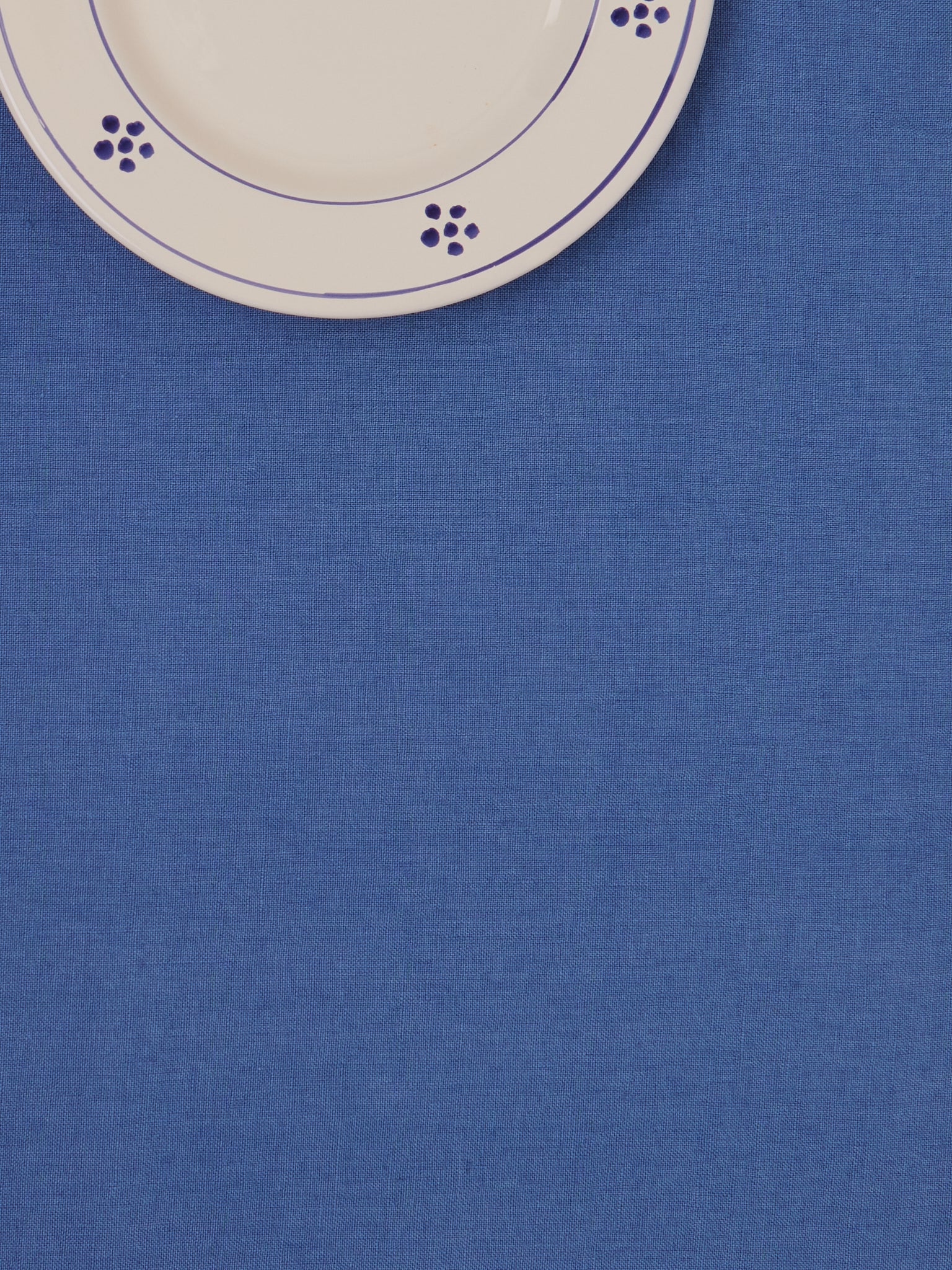 Linge Particulier Atlantic Blue Linen Tablecloth