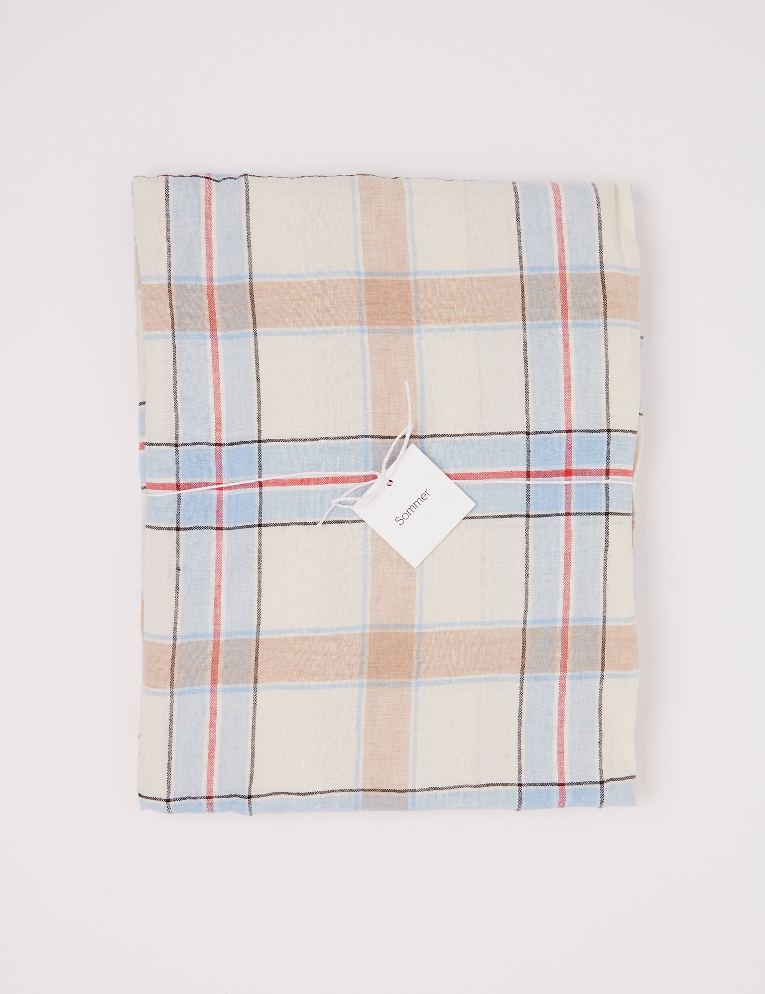 Linge Particulier Summer Plaid Linen Tablecloth