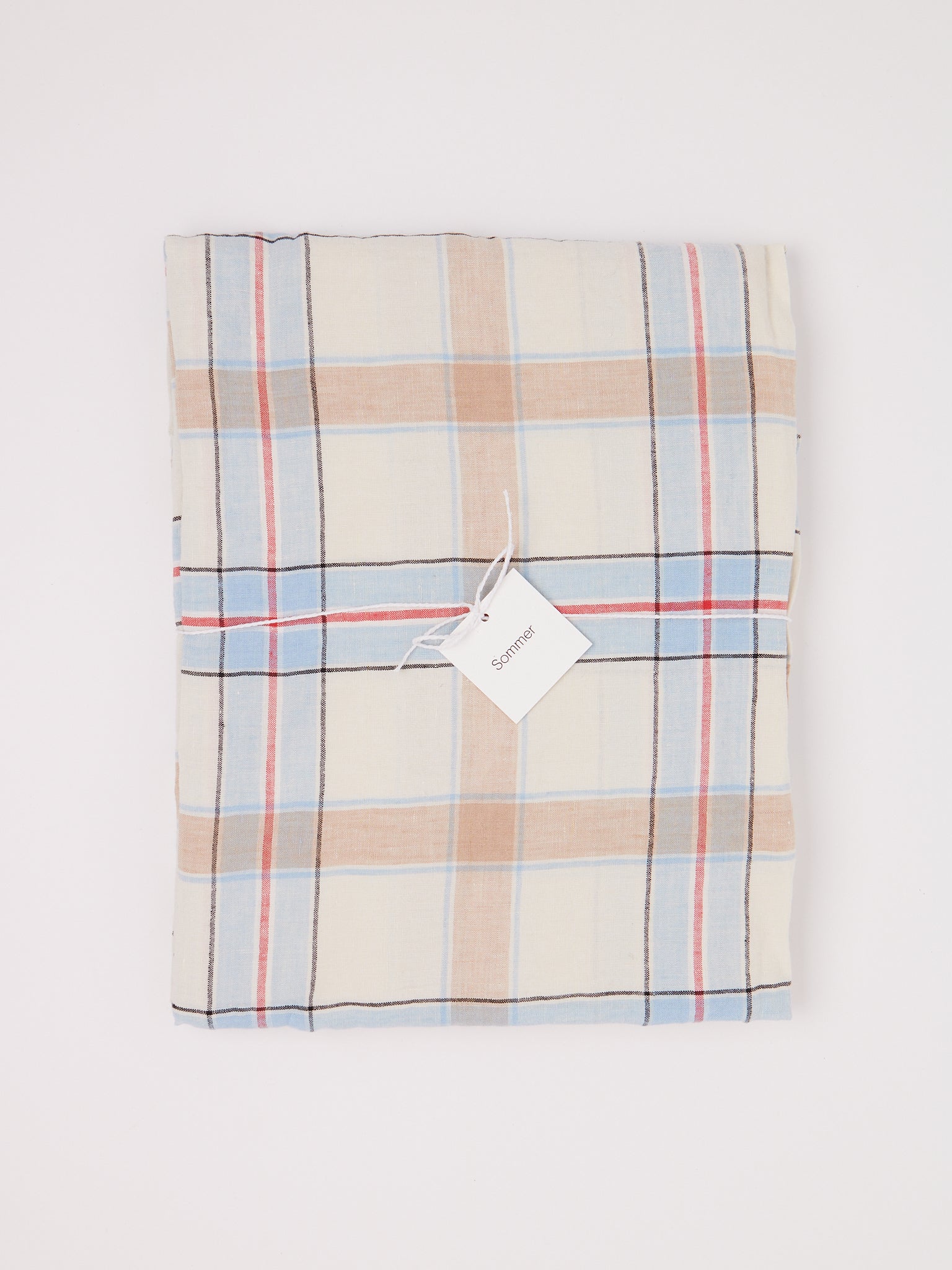 Linge Particulier Summer Plaid Linen Tablecloth