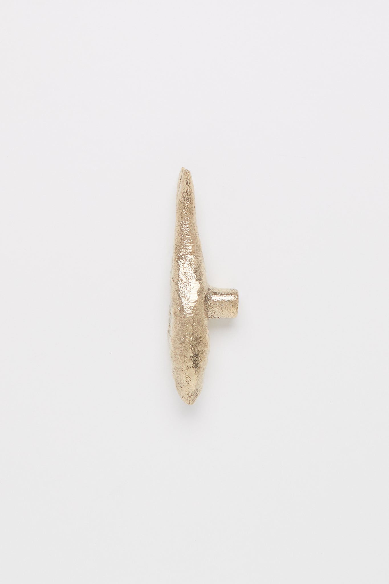 Maha Alavi Fish Knob in Polished Brass, curated by Shop Sommer in San Francisco.