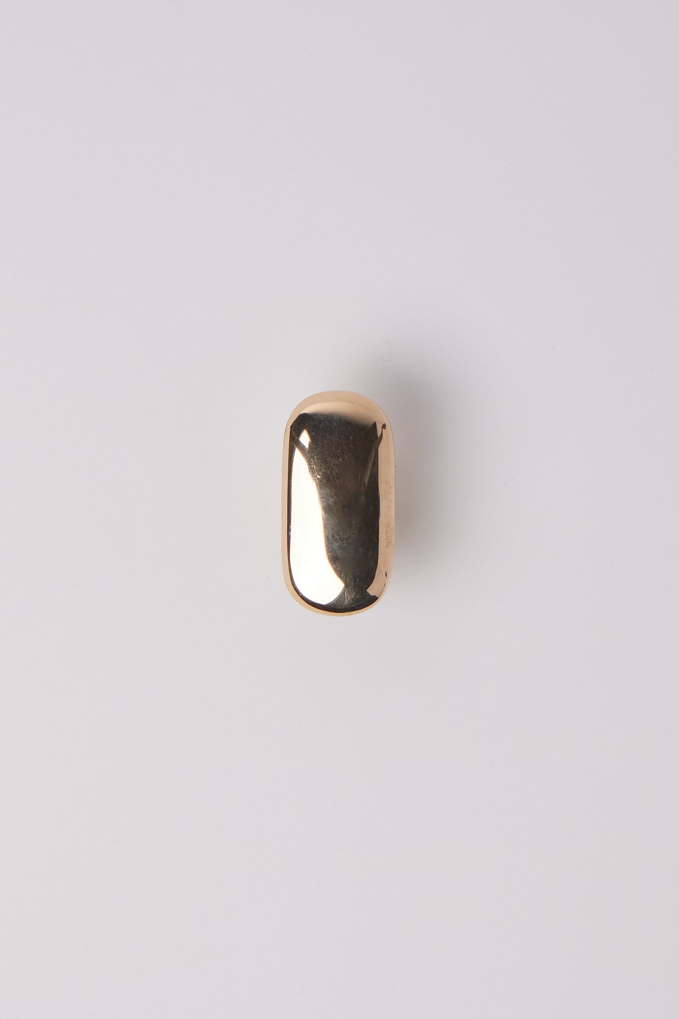 Maha Alavi Oval Knob in Natural Bronze, curated by Shop Sommer in San Francisco.