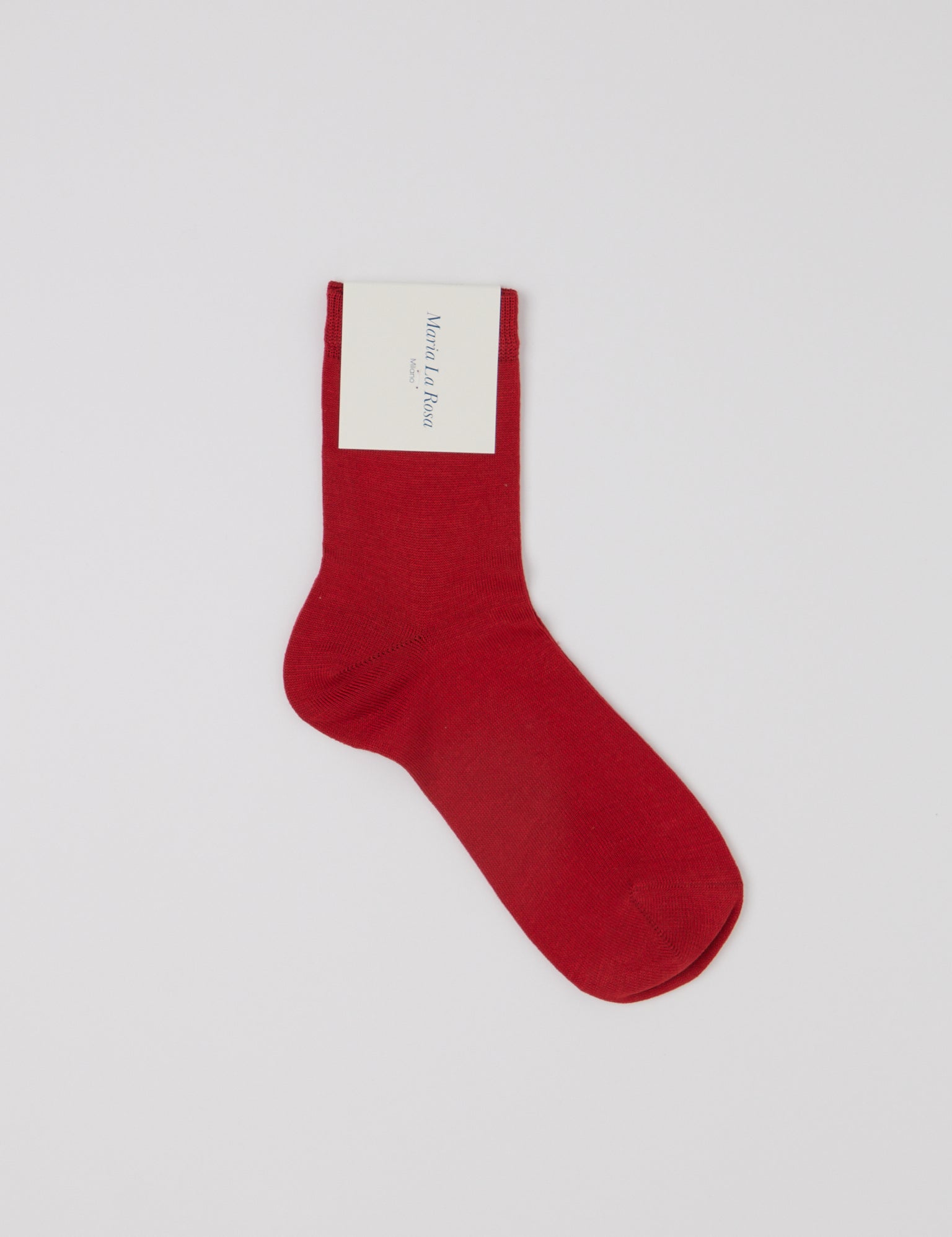 Maria La Rosa One Ankle Socks Red