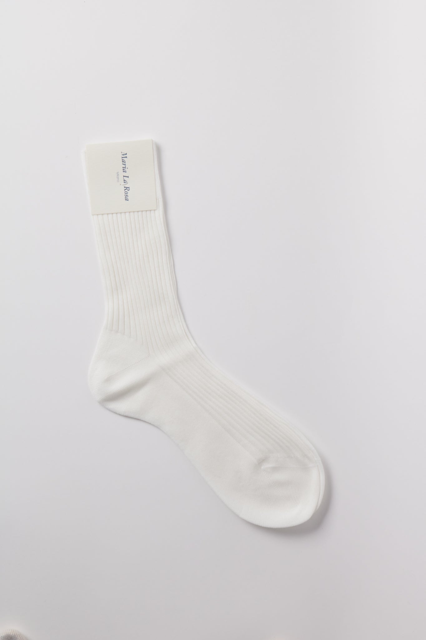 Maria La Rosa Organic Cotton Ribbed Socks curated by Shop Sommer in San Francisco