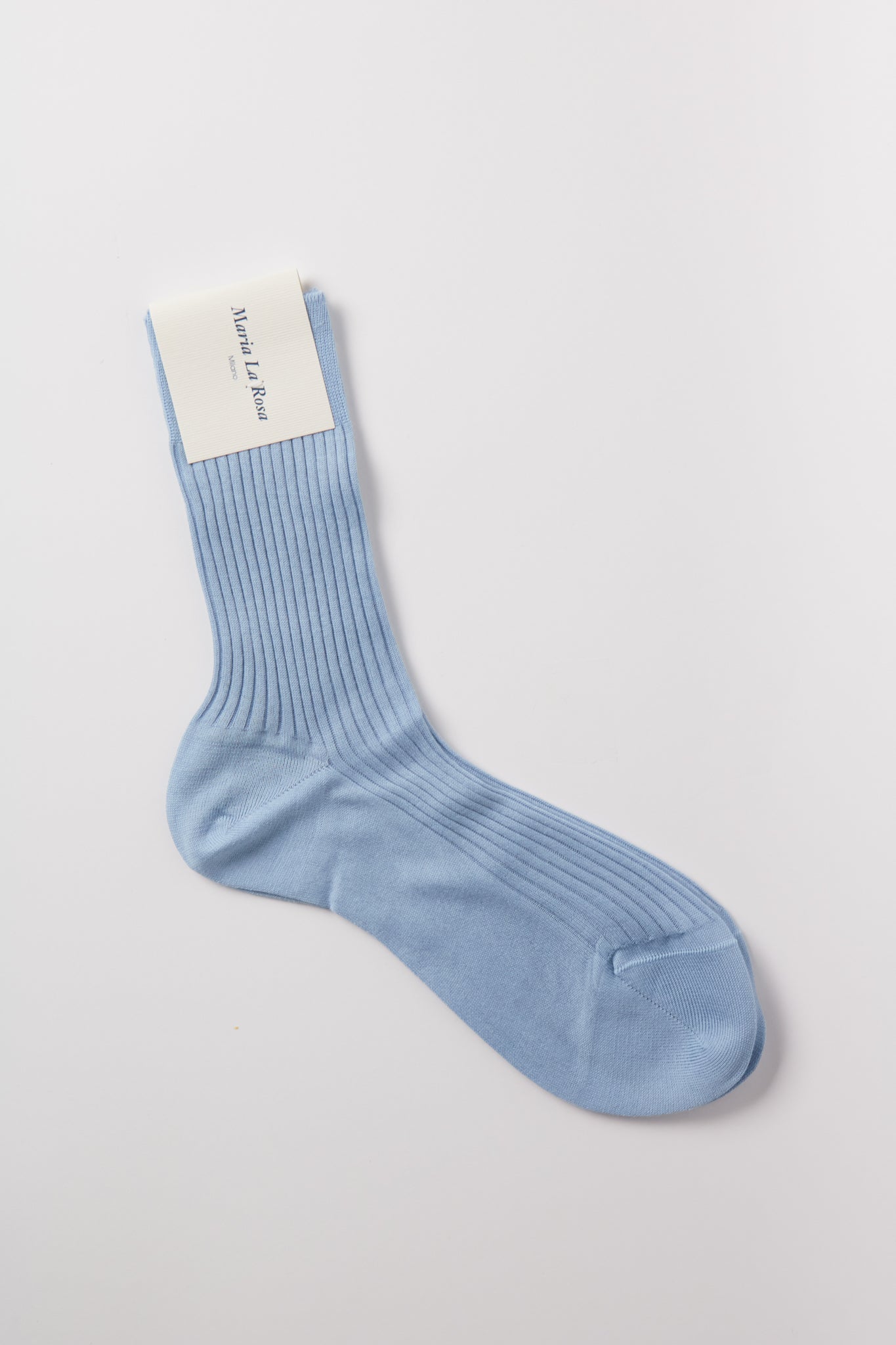 Maria La Rosa Organic Cotton Ribbed Socks curated by Shop Sommer in San Francisco